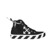 Off-White Arrow Mid Vulcanized Sneakers Black White - 21FW