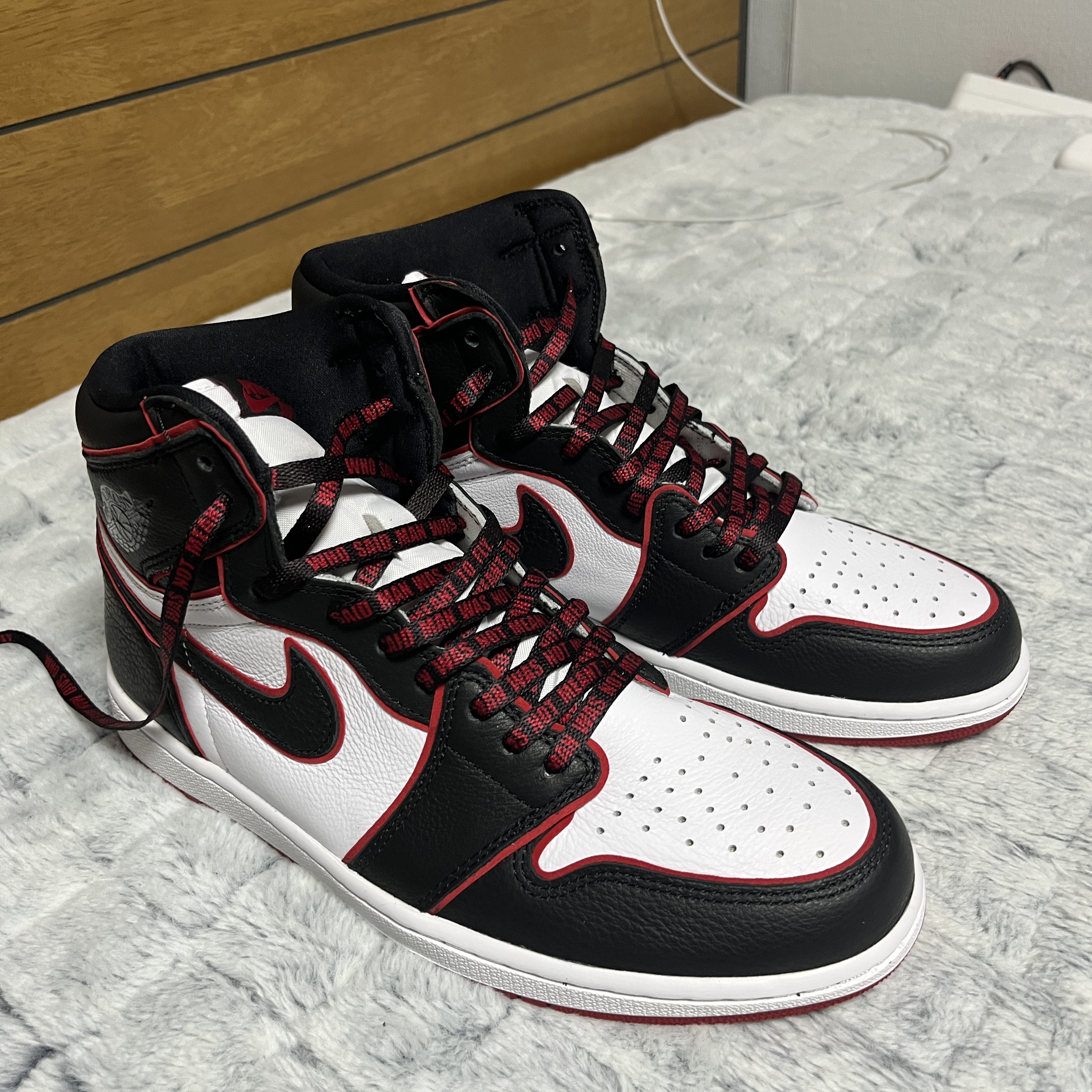 Jordan 1 Retro High OG Bloodline 착용 스타일 - 1