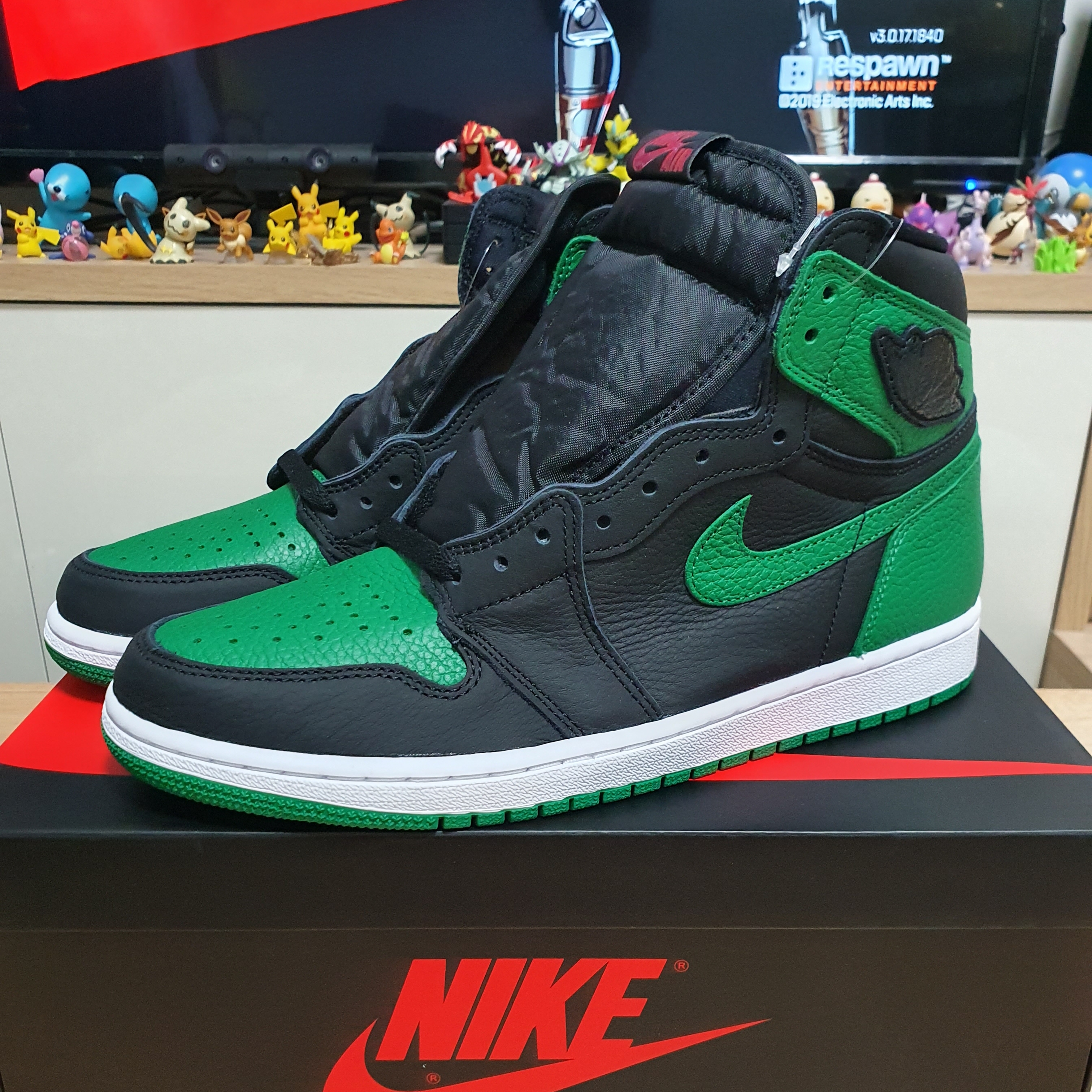Jordan 1 Retro High OG Pine Green Black 착용 스타일