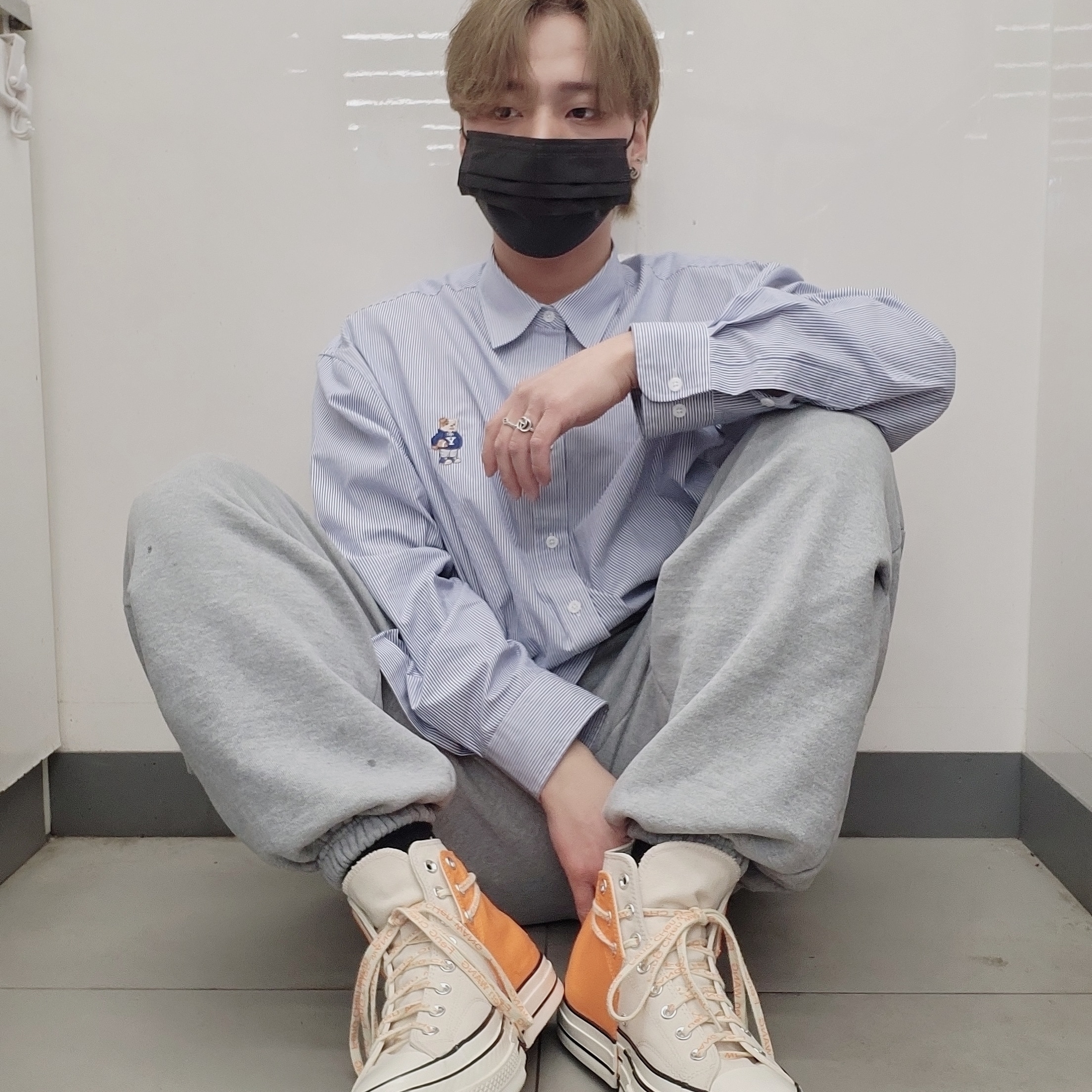 Converse x Feng Chen Wang Chuck 70 2-in-1 Persimmon Orange 착용 스타일