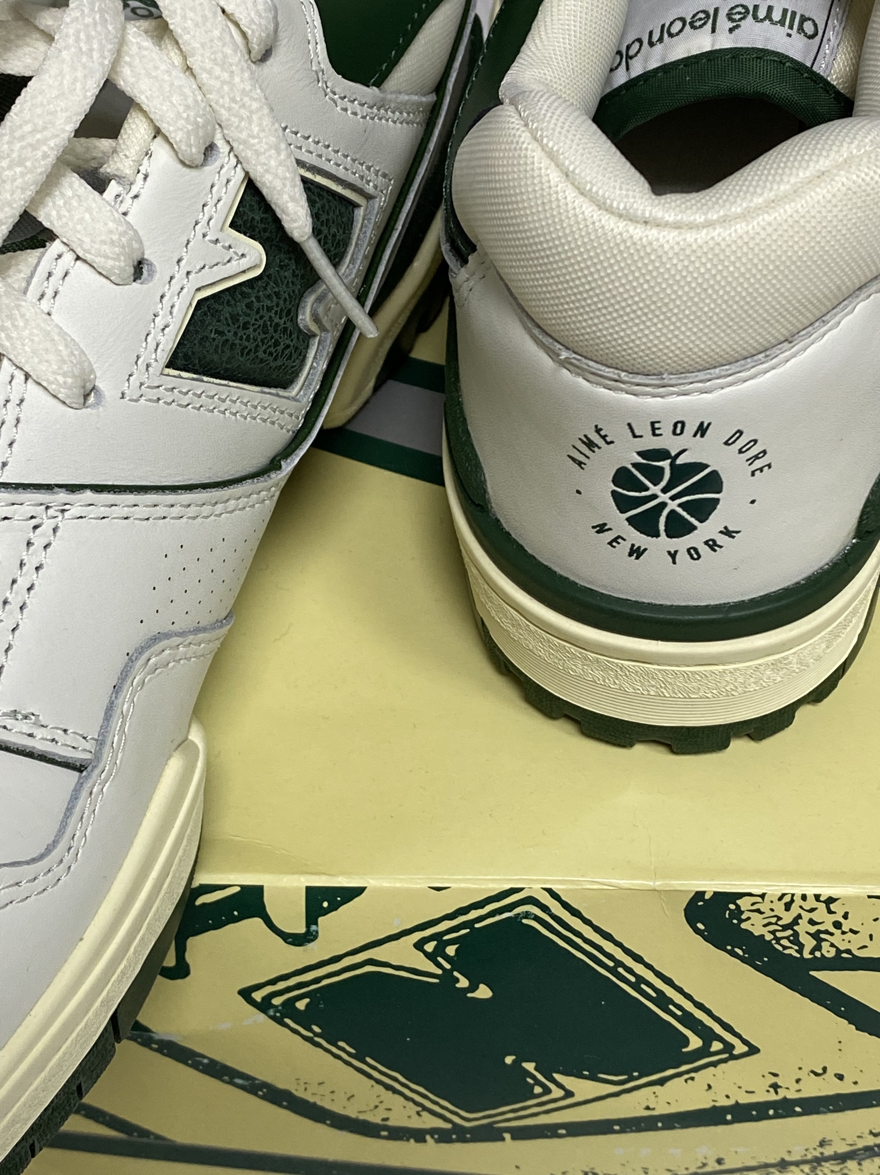 New Balance x Aime Leon Dore 550 Botanical Green 착용 스타일