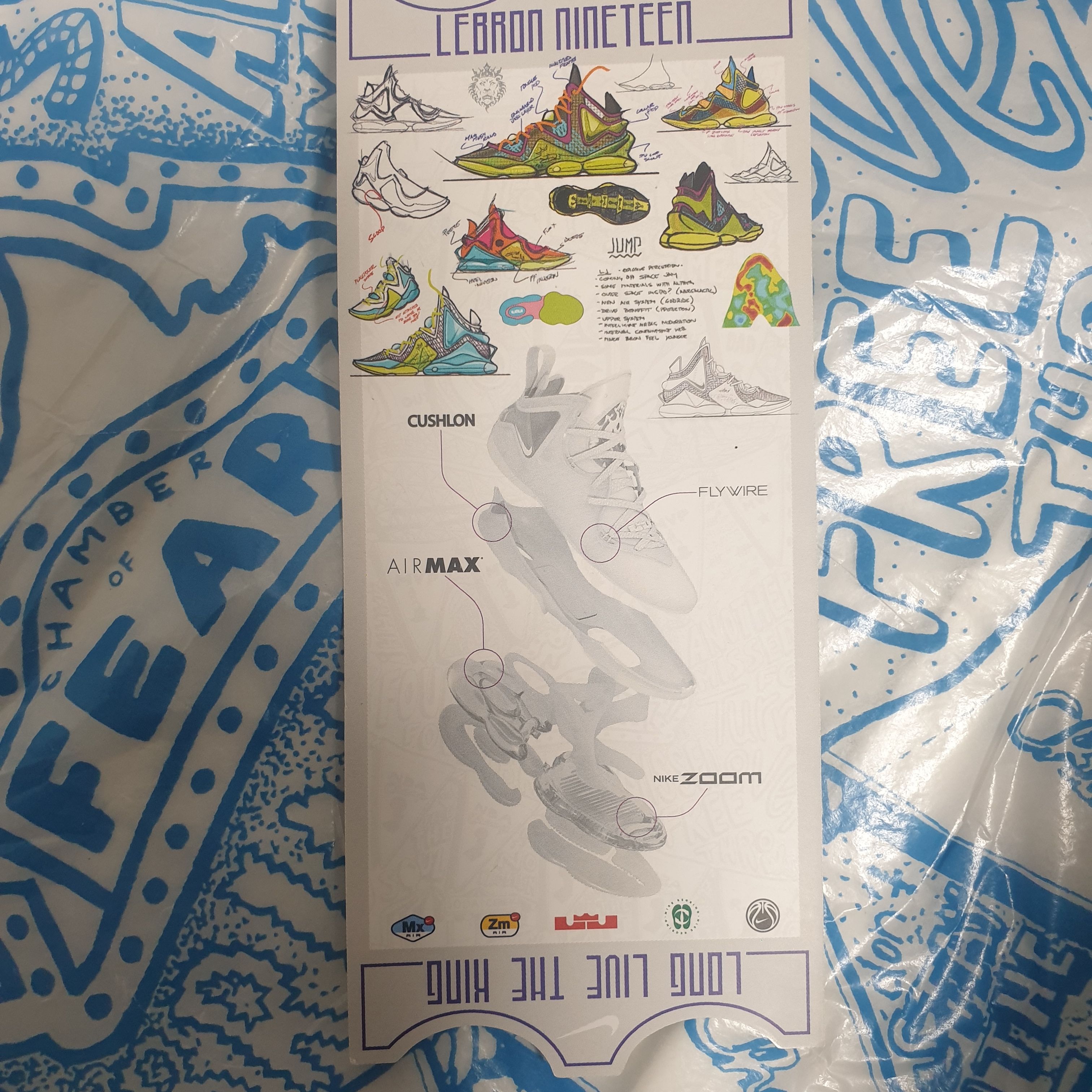 Nike x Space Jam: A New Legacy LeBron XIX White and Dutch Blue 착용 스타일 - 3