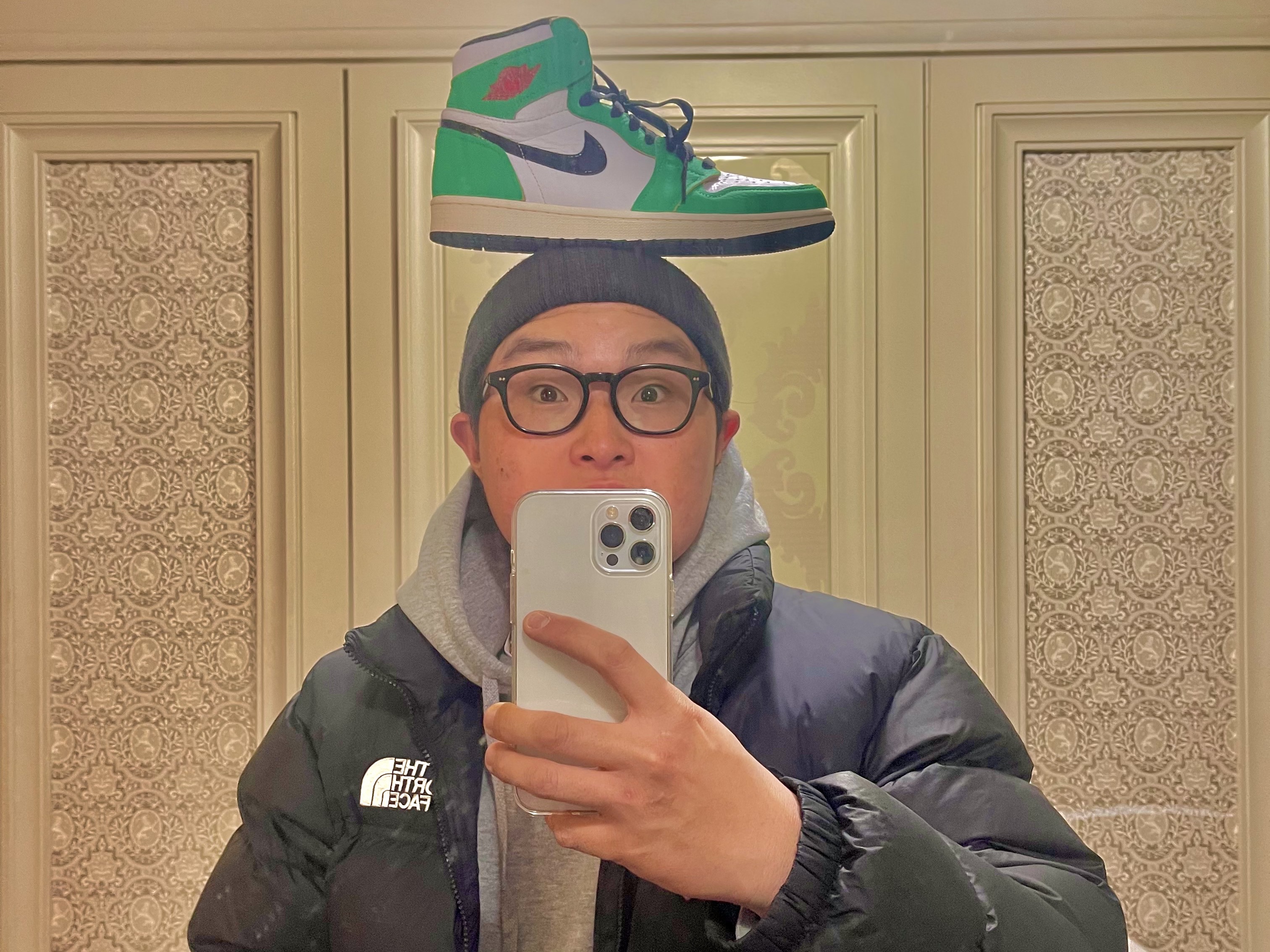 (W) Jordan 1 Retro High OG Lucky Green 착용 스타일