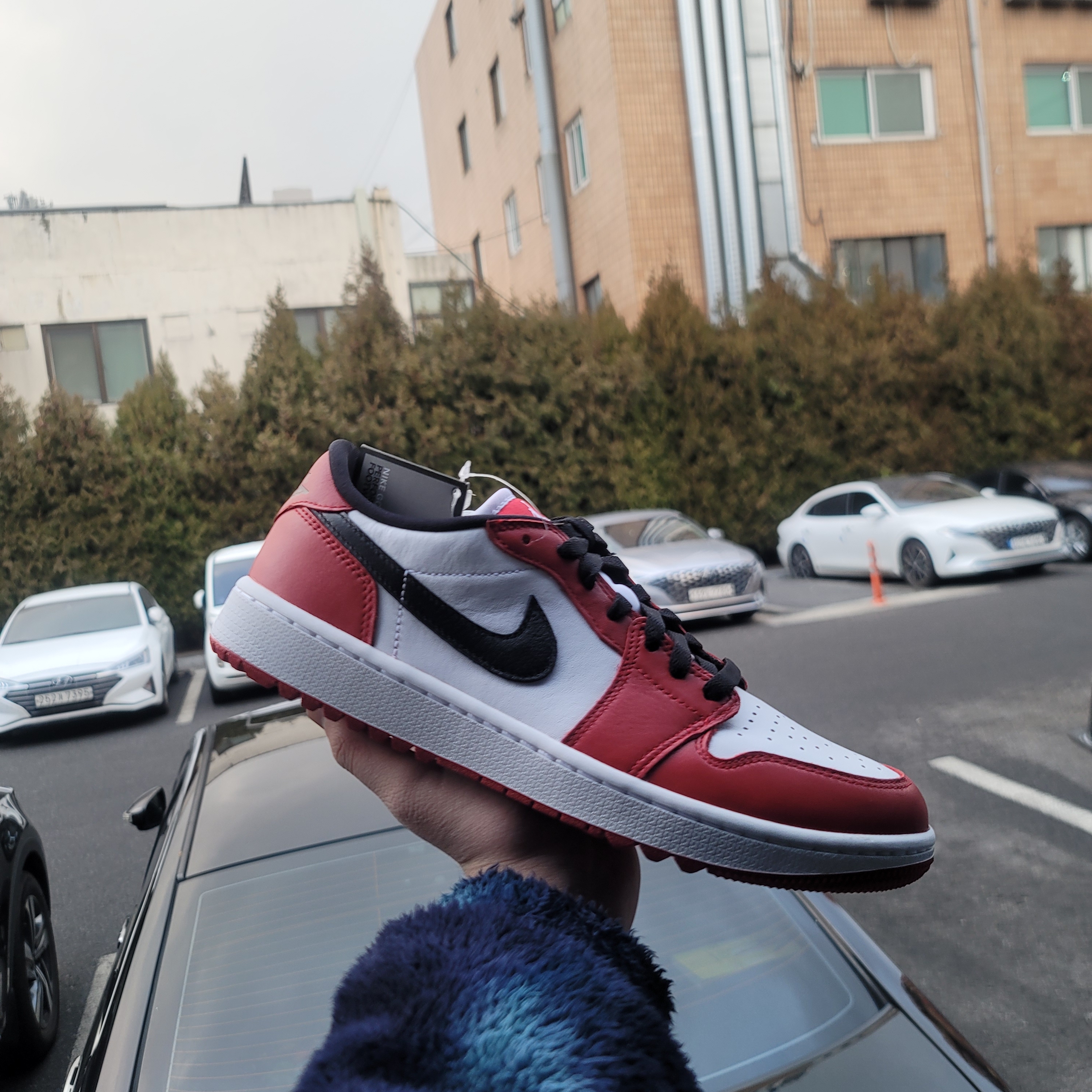 Jordan 1 Low Golf Chicago 착용 스타일