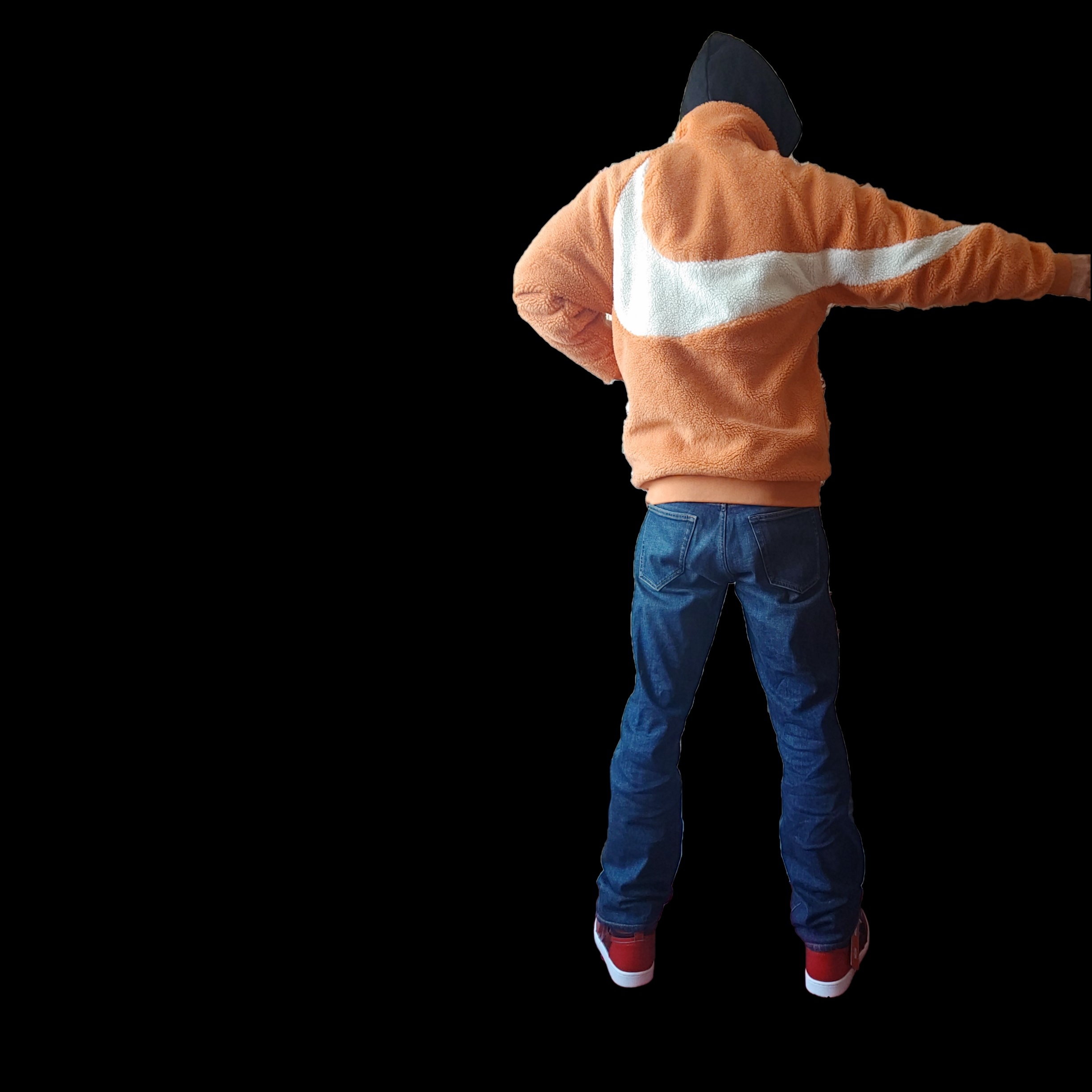 Nike Big Swoosh Full Zip Jacket Hot Curry, Jordan 1 Retro High OG Patent Bred 착용 스타일