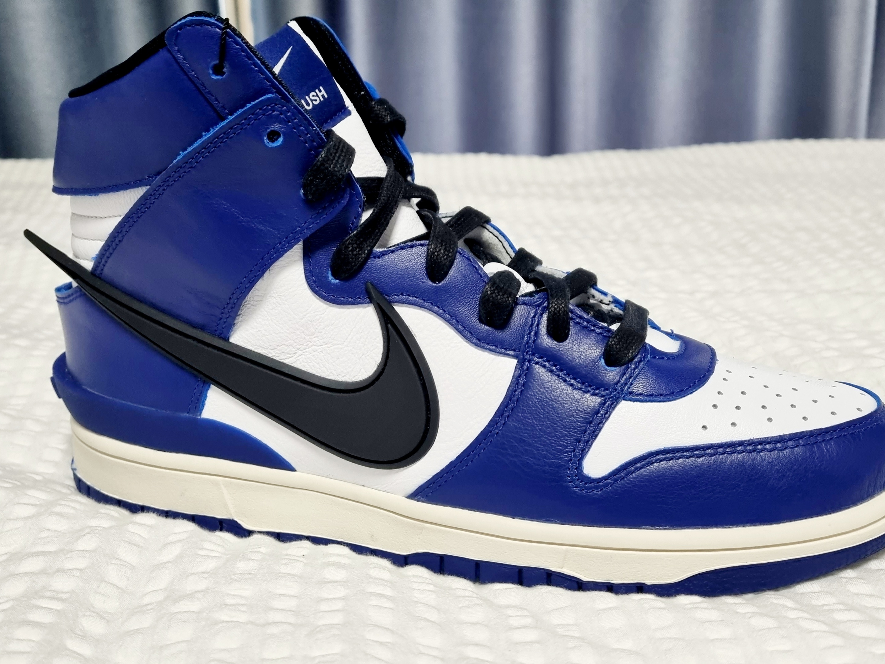 Nike x Ambush Dunk High Deep Royal Blue 착용 스타일