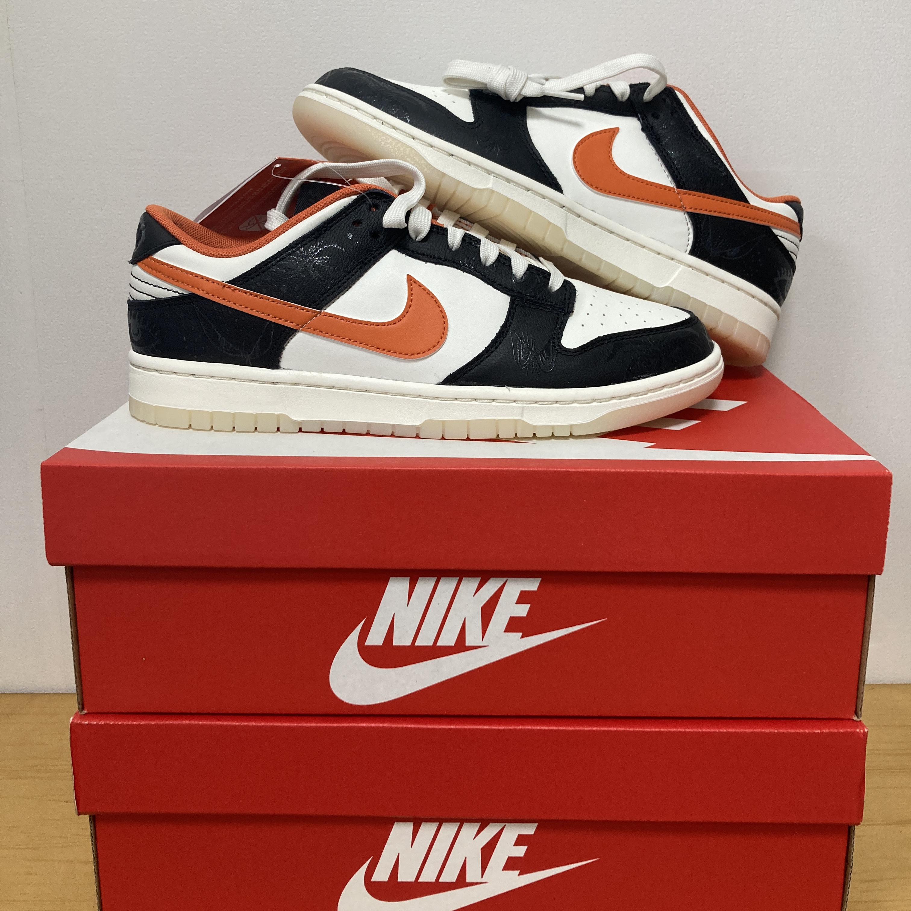 Nike Dunk Low Retro PRM Halloween, Nike Dunk Low Retro Championship Court Purple 착용 스타일