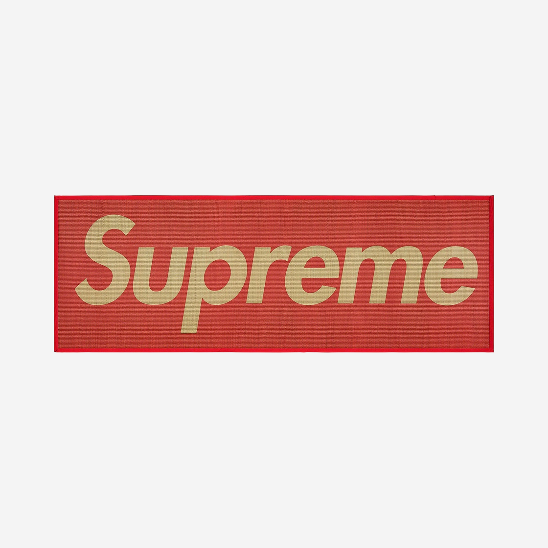 Supreme Woven Straw Mat ゴザ 赤-