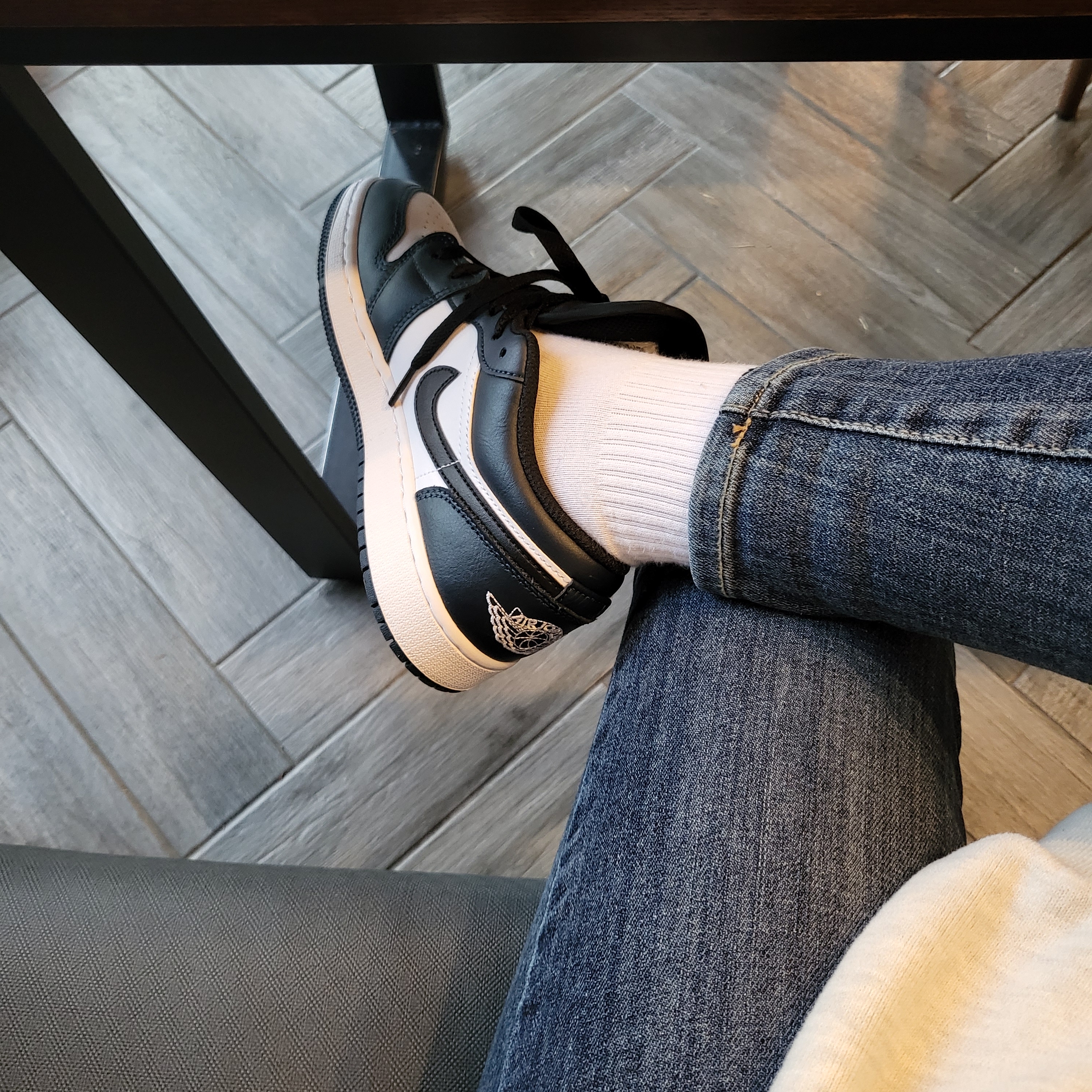 (GS) Jordan 1 Low Armory Navy 착용 스타일