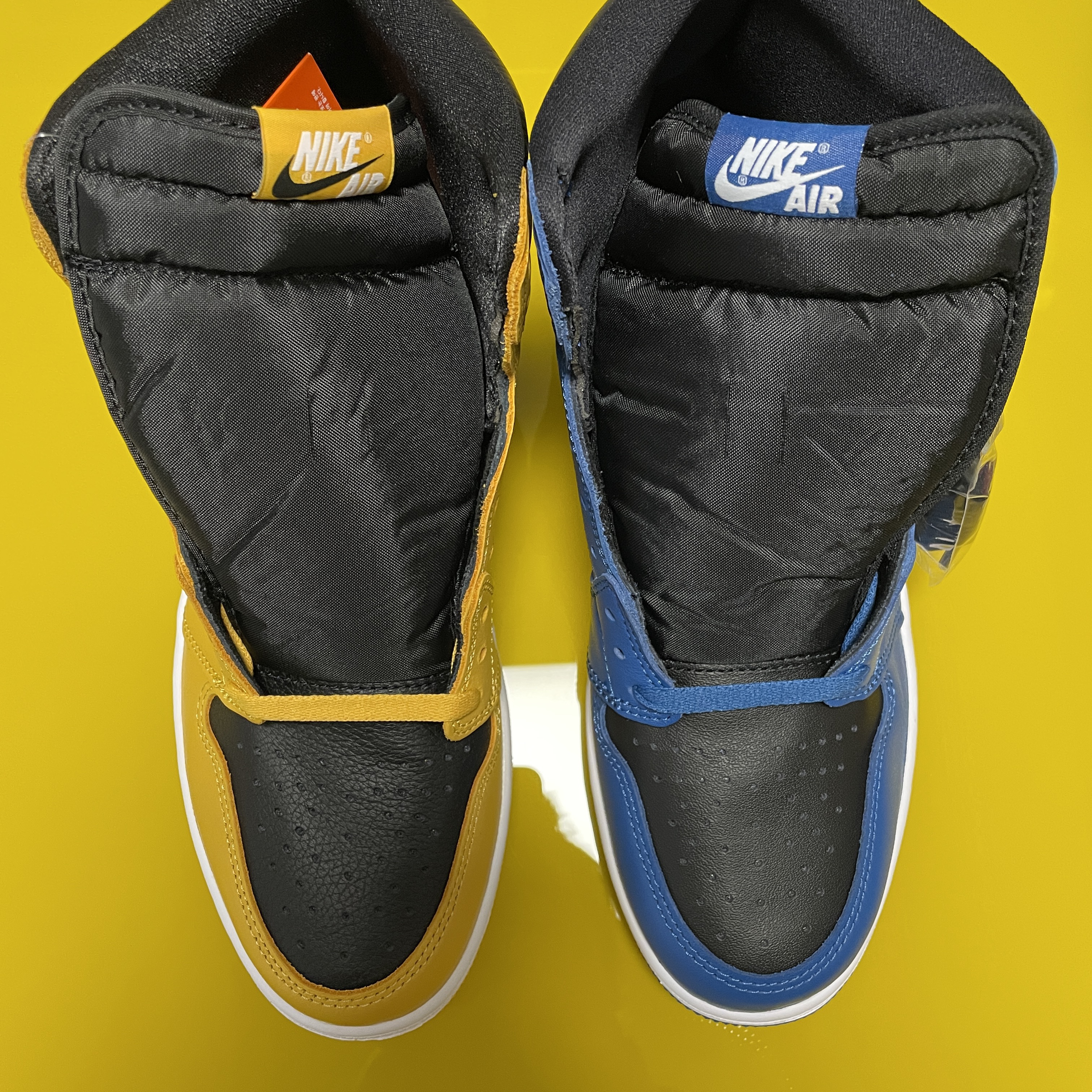 Jordan 1 Retro High OG Dark Marina Blue, Jordan 1 Retro High OG Pollen 착용 스타일 - 2