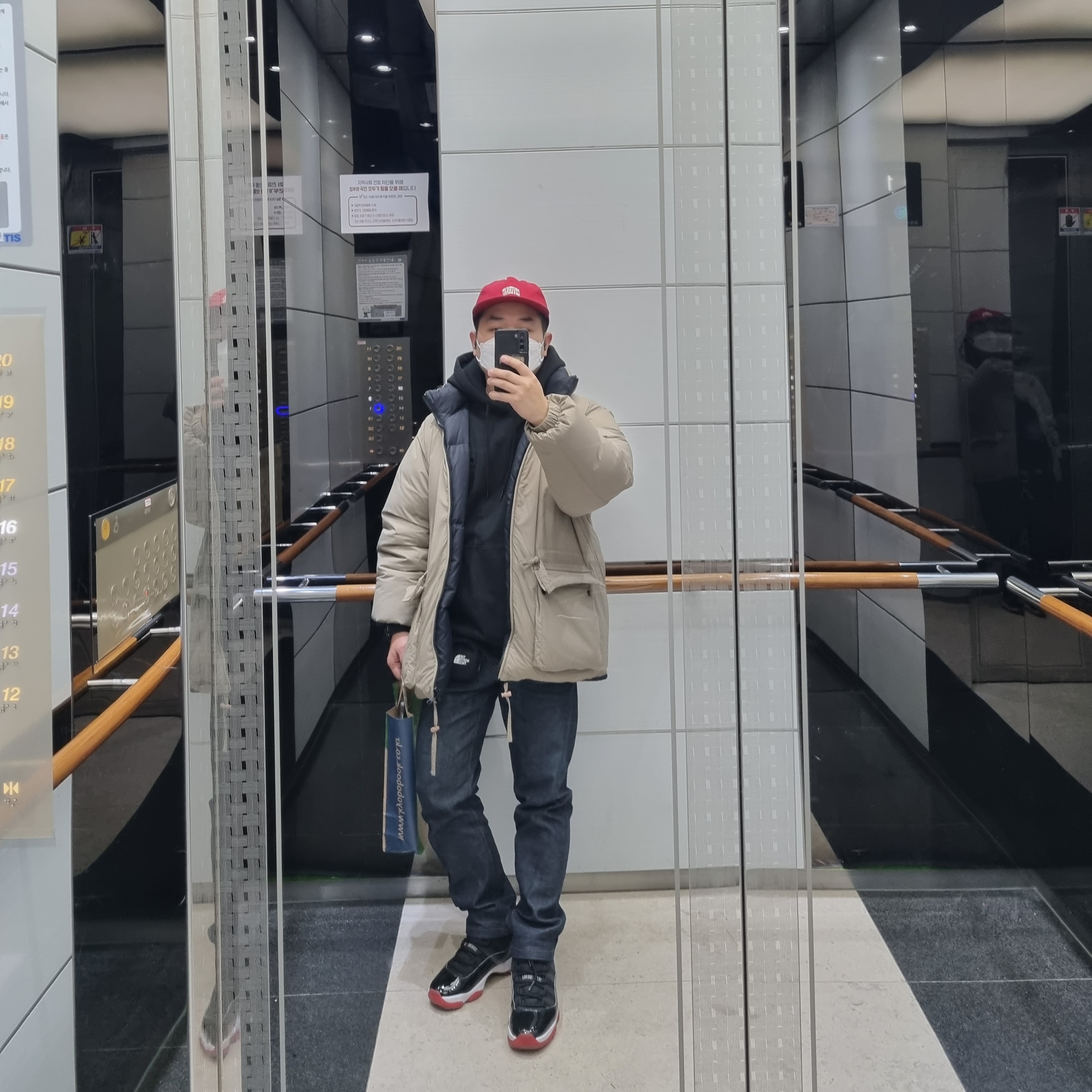 Jordan 11 Retro Bred 2019 착용 스타일