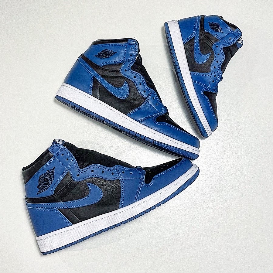 Jordan 1 Retro High OG Dark Marina Blue, (GS) Jordan 1 Retro High OG Dark Marina Blue 착용 스타일 - 1