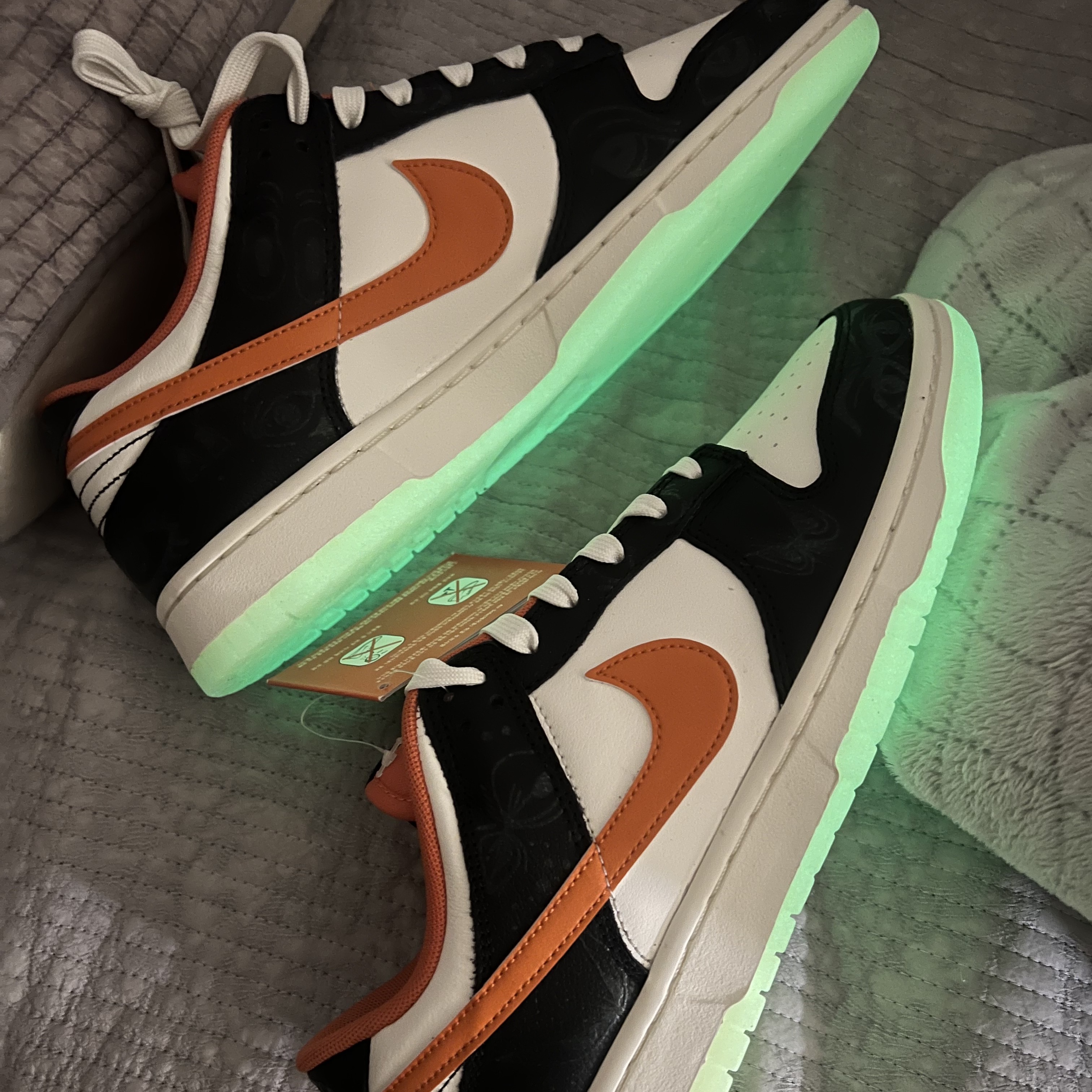 Nike Dunk Low Retro PRM Halloween 착용 스타일 - 2