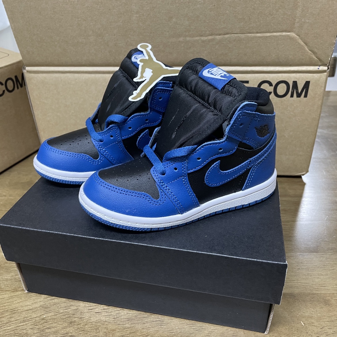 (TD) Jordan 1 Retro High OG Dark Marina Blue 착용 스타일 - 1