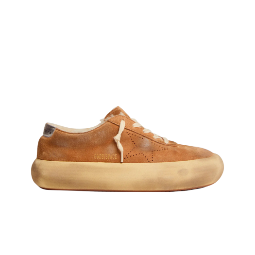 (W) Golden Goose Space-Star Shearling Lining Suede Tobacco