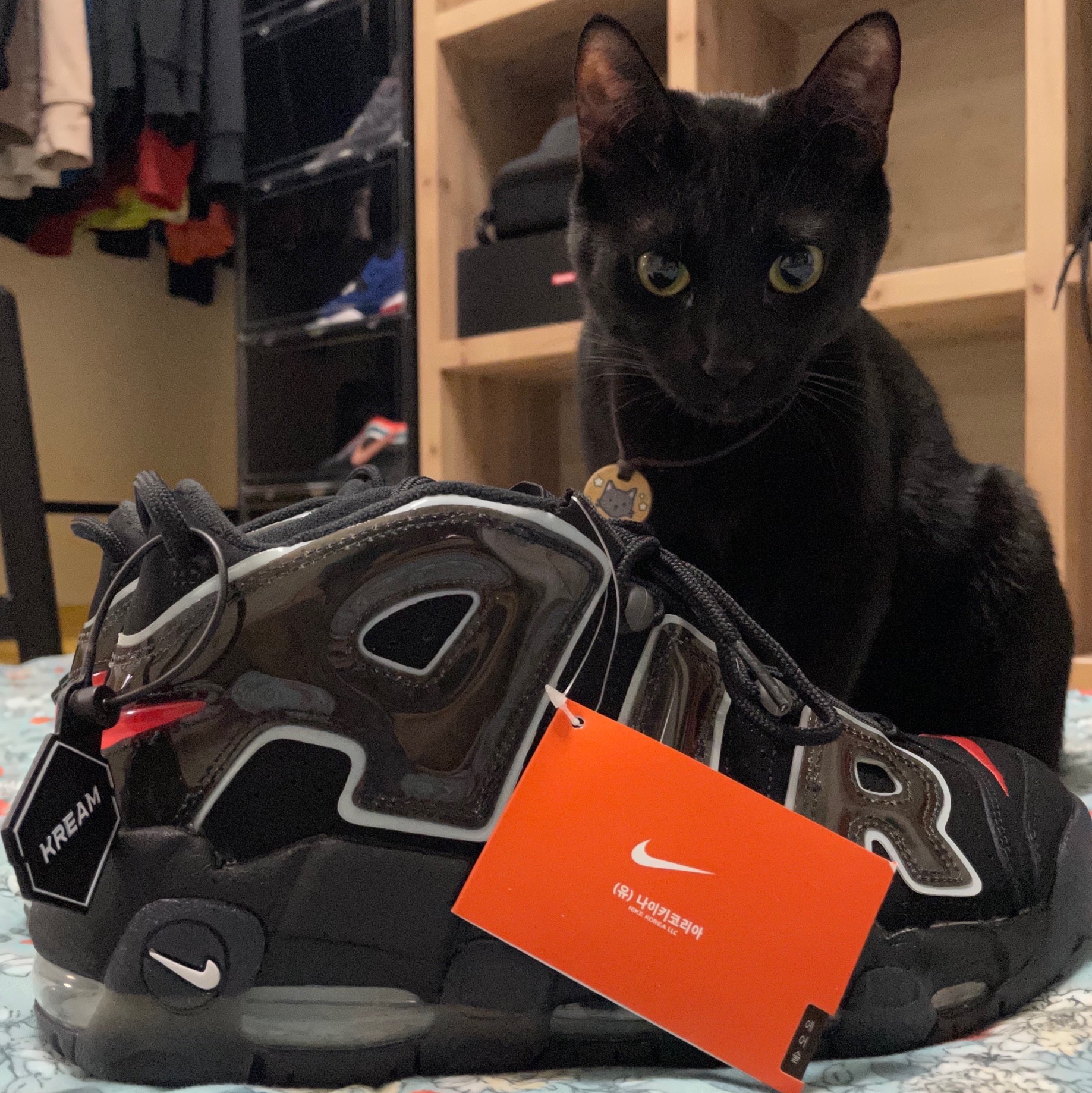 Nike Air More Uptempo 96 Maximum Volume 착용 스타일