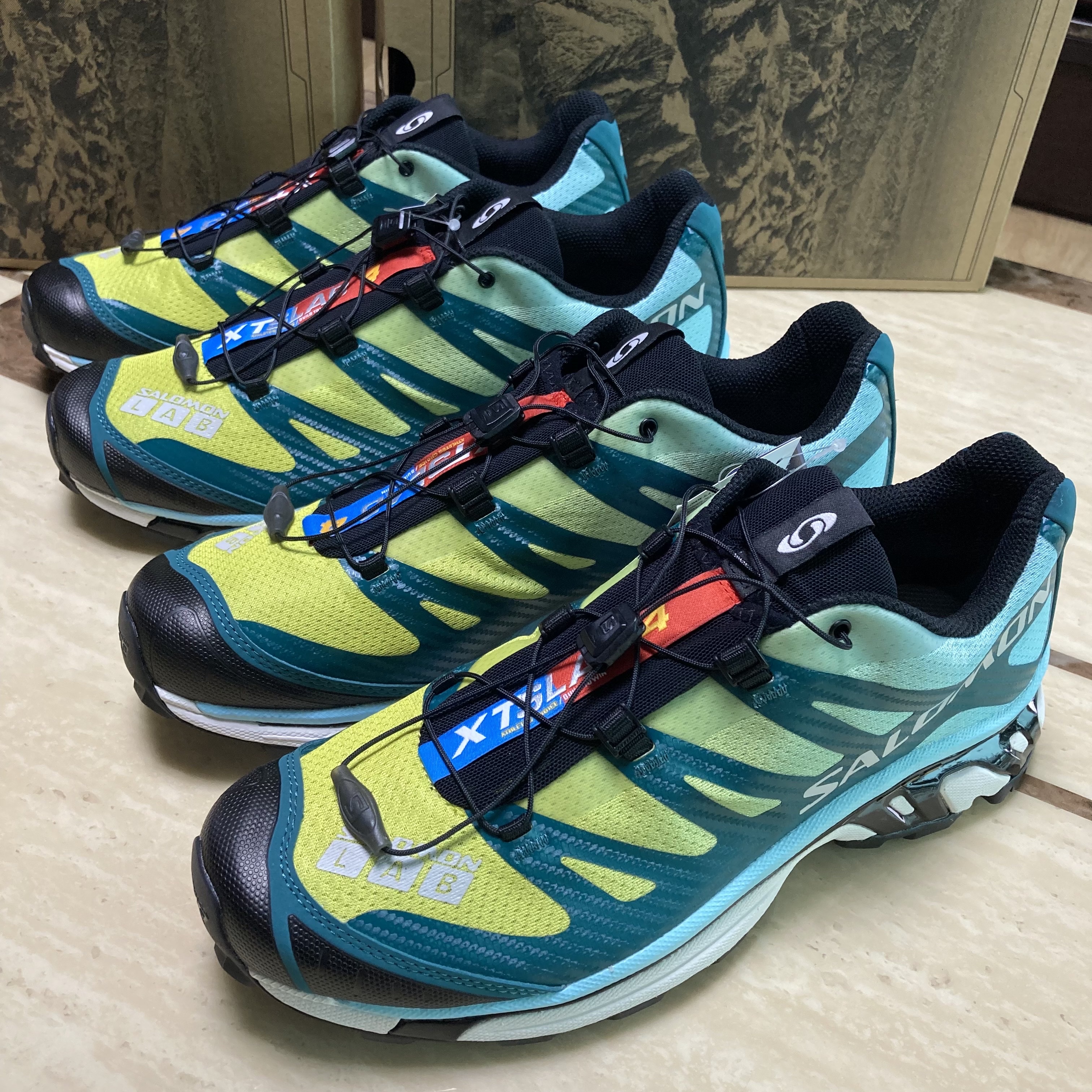 Salomon XT-4 ADV Tanager Turquoise 착용 스타일 - 3