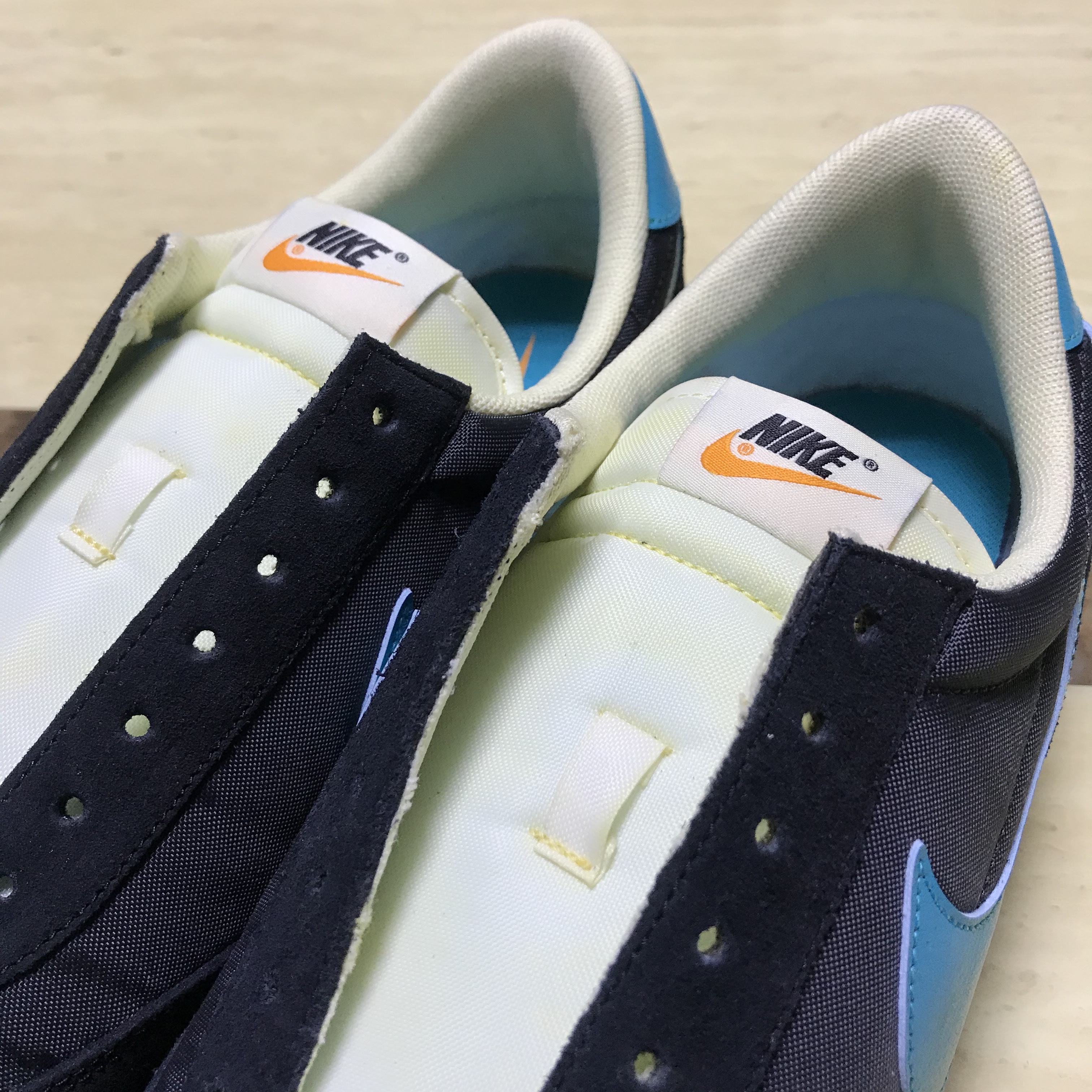 (W) Nike Daybreak Aqua Black 착용 스타일 - 4
