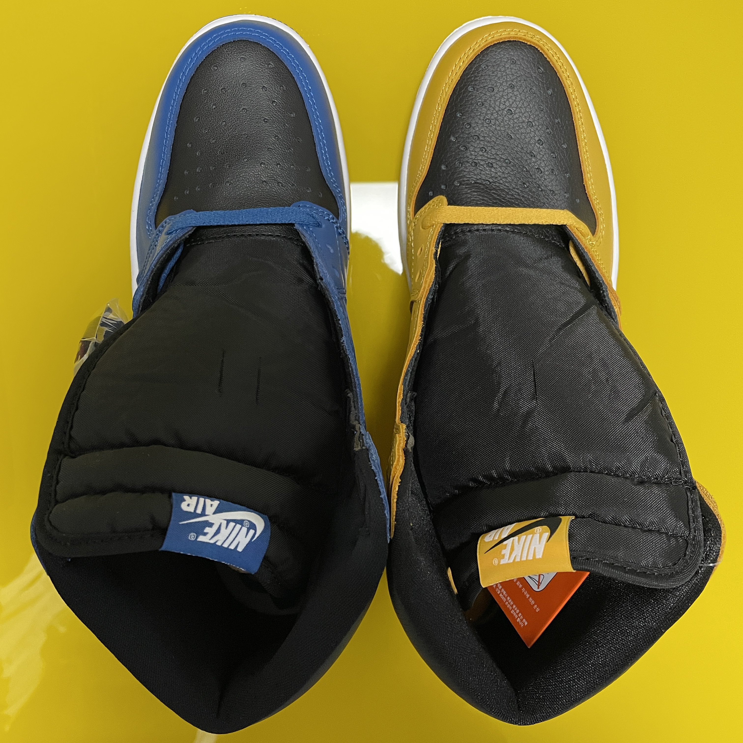 Jordan 1 Retro High OG Dark Marina Blue, Jordan 1 Retro High OG Pollen 착용 스타일 - 3