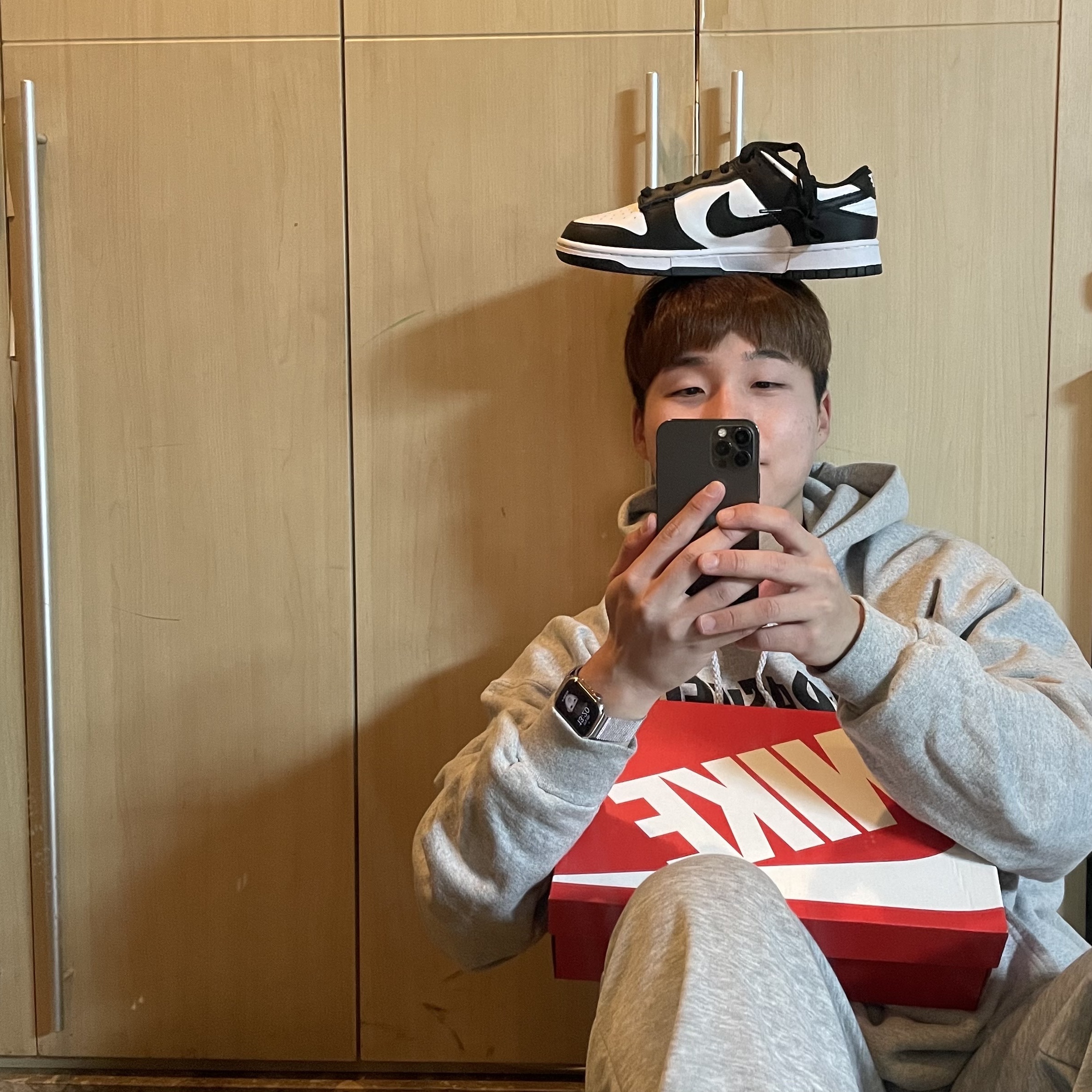 Nike Dunk Low Retro Black 착용 스타일