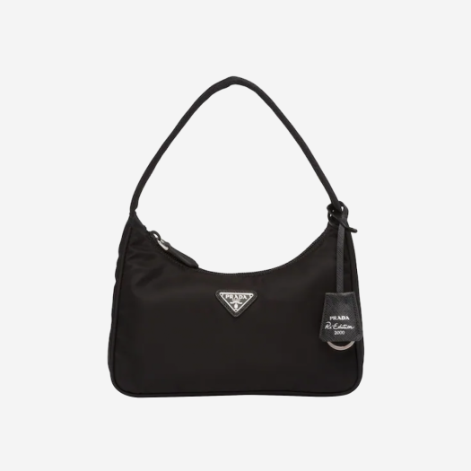 Prada Re-Edition 2000 Re-Nylon Mini Shoulder Bag Black
