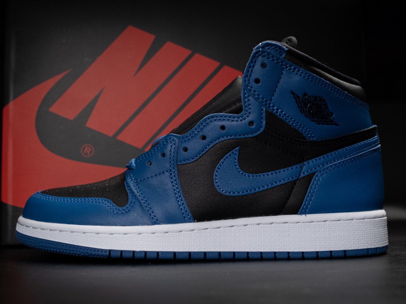 (GS) Jordan 1 Retro High OG Dark Marina Blue 착용 스타일