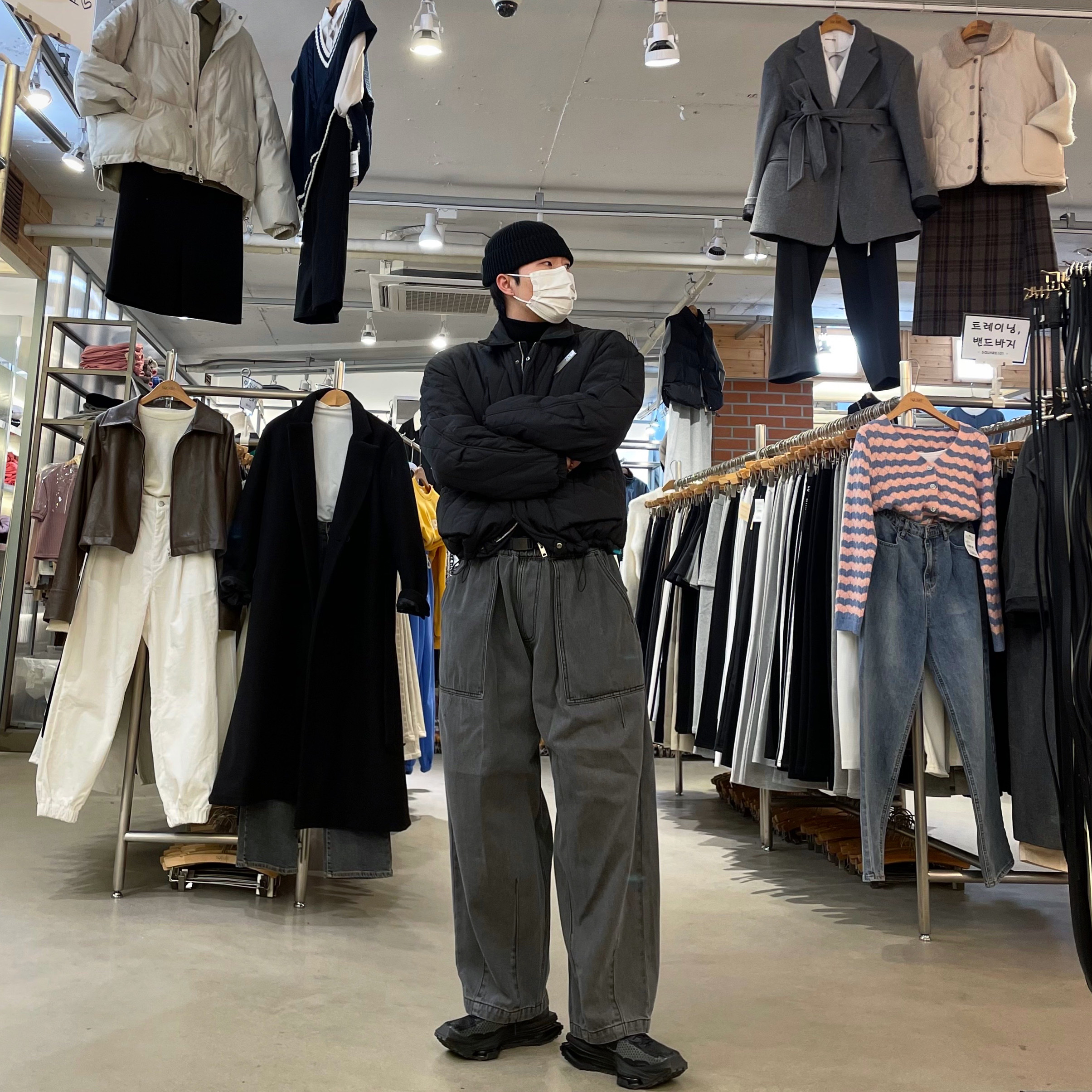 Nike x Matthew M Williams Zoom 004 Triple Black 착용 스타일