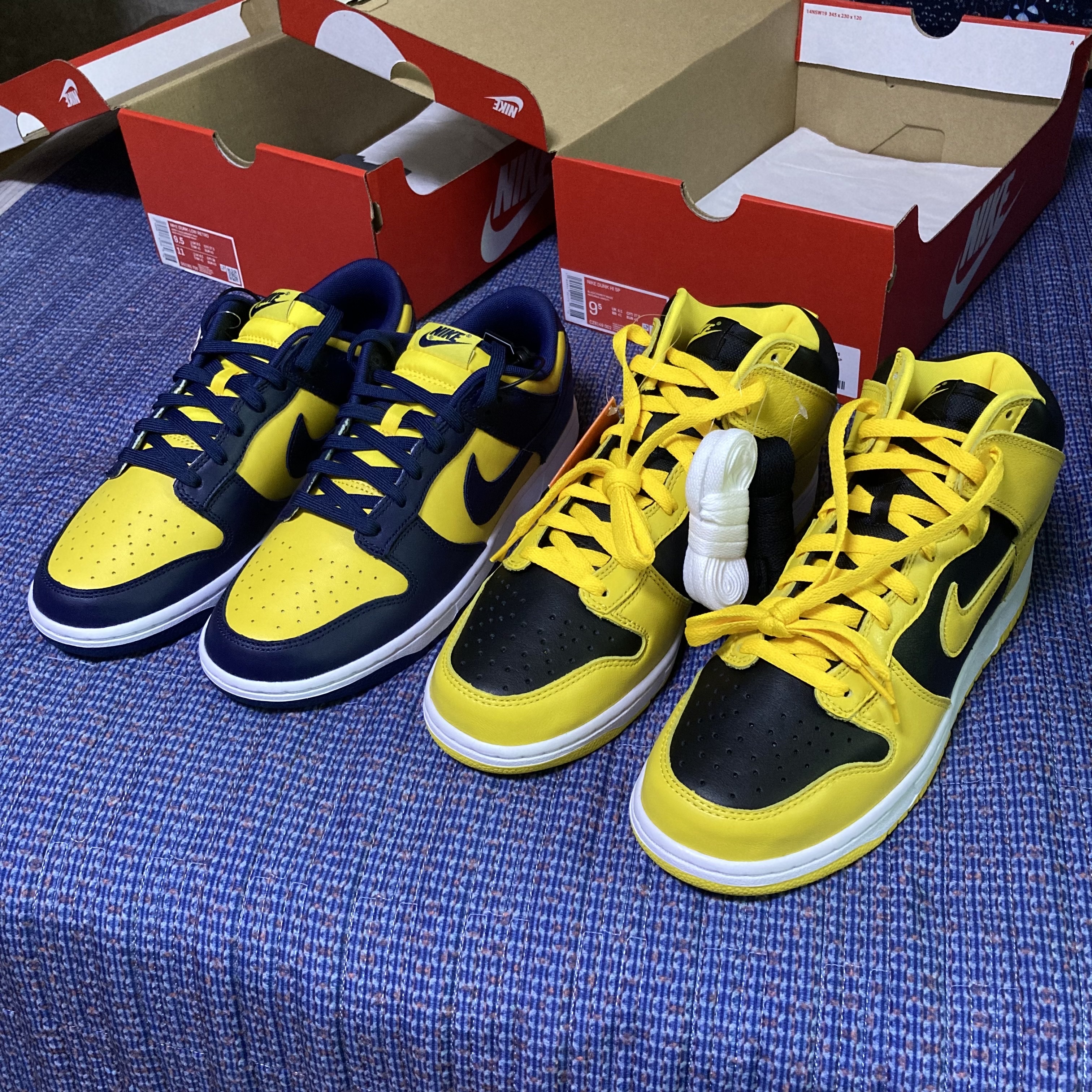 Nike Dunk Low Retro Varsity Maize 착용 스타일 - 4