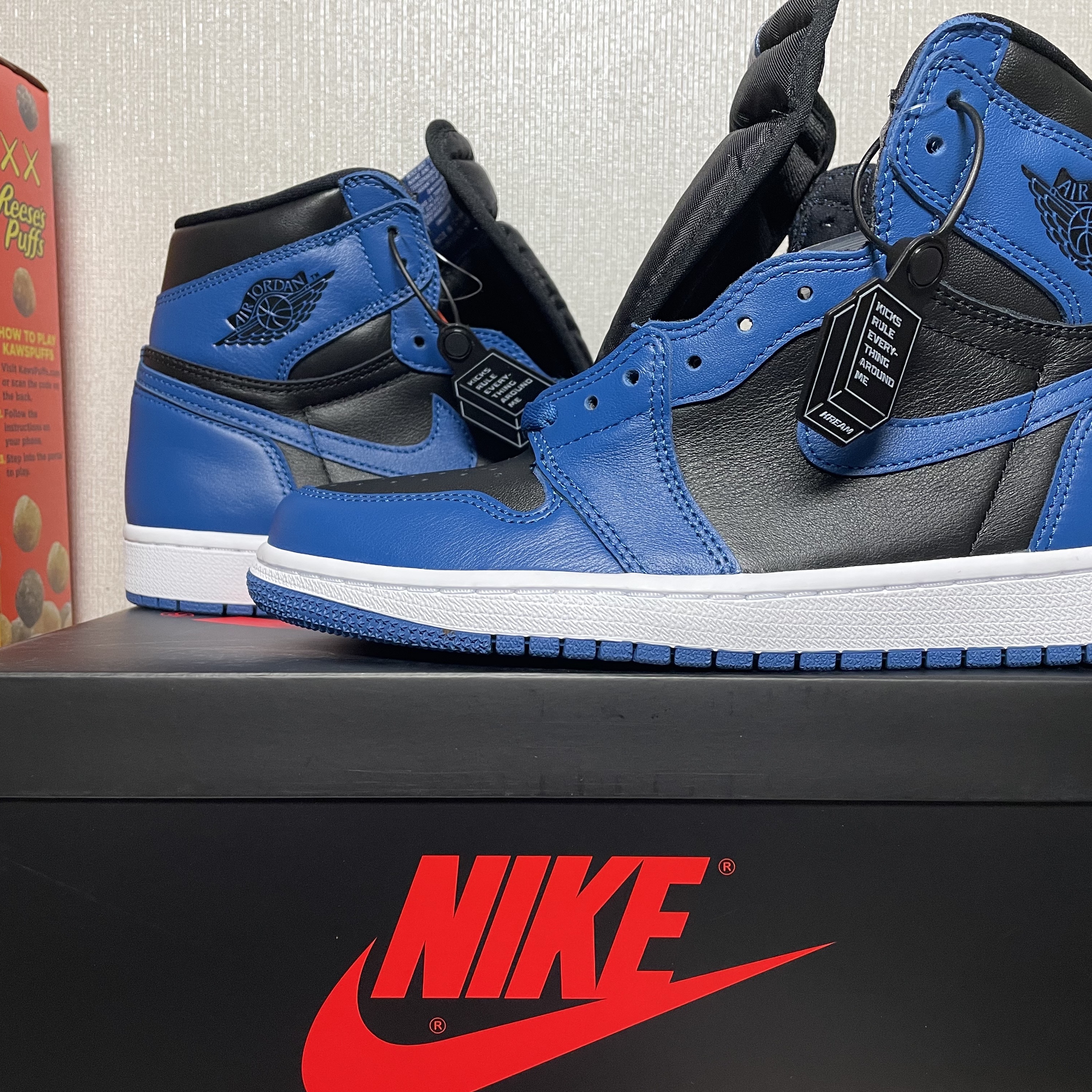 Jordan 1 Retro High OG Dark Marina Blue 착용 스타일 - 2