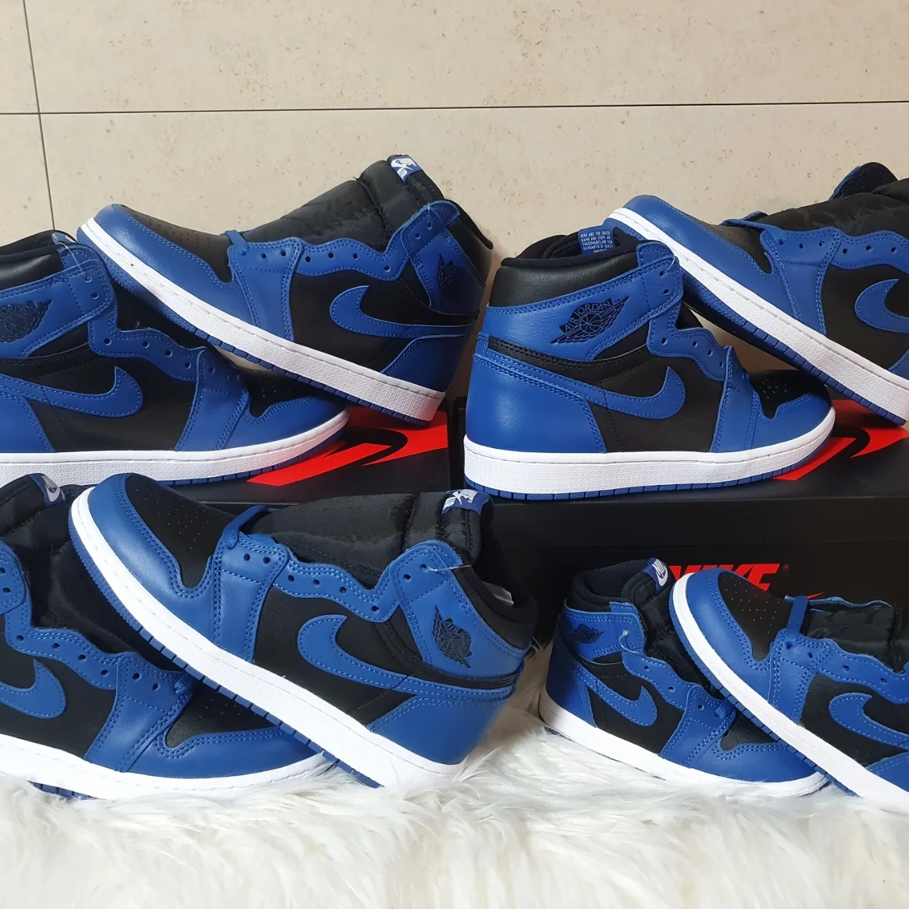 Jordan 1 Retro High OG Dark Marina Blue, (GS) Jordan 1 Retro High OG Dark Marina Blue 착용 스타일 - 2
