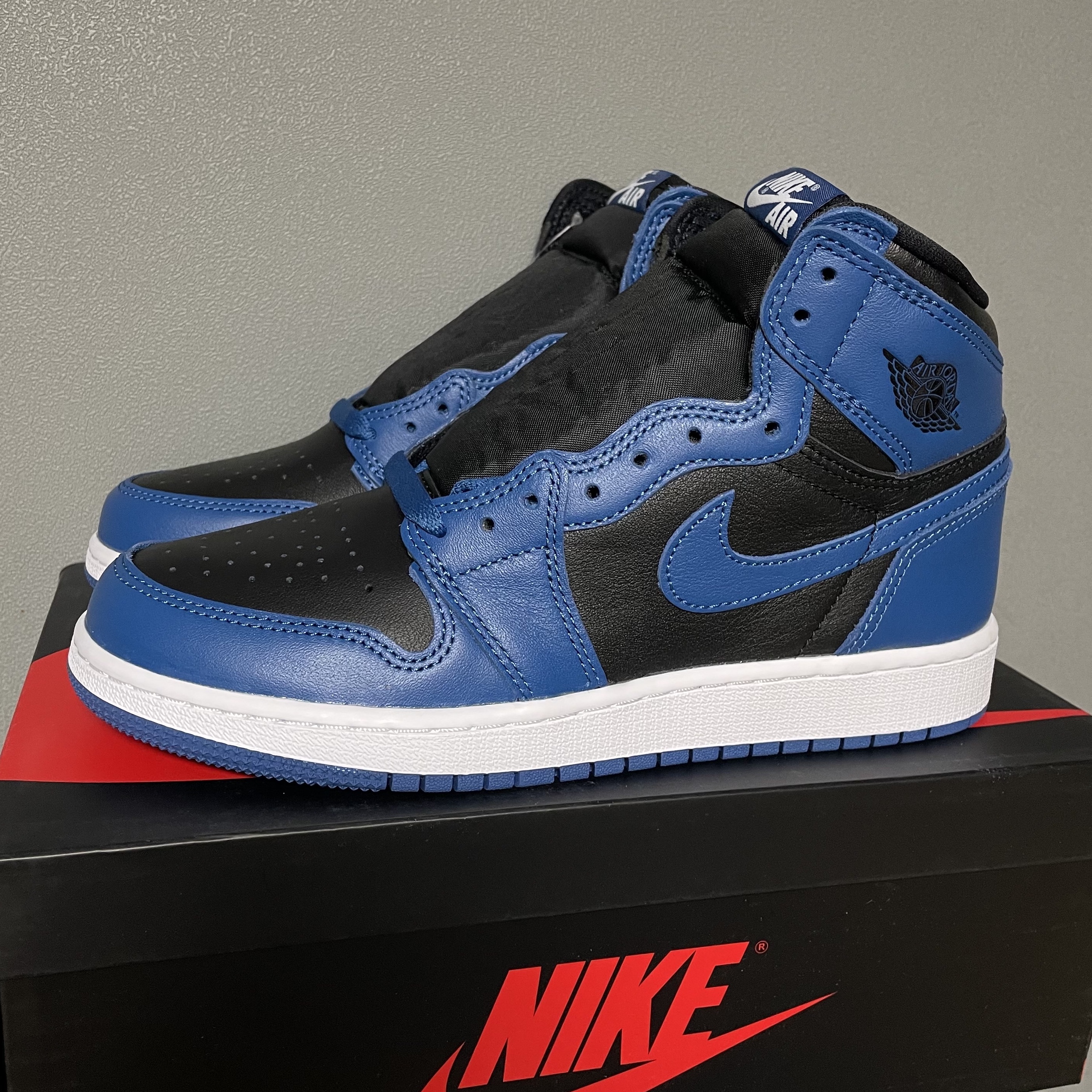 (GS) Jordan 1 Retro High OG Dark Marina Blue 착용 스타일