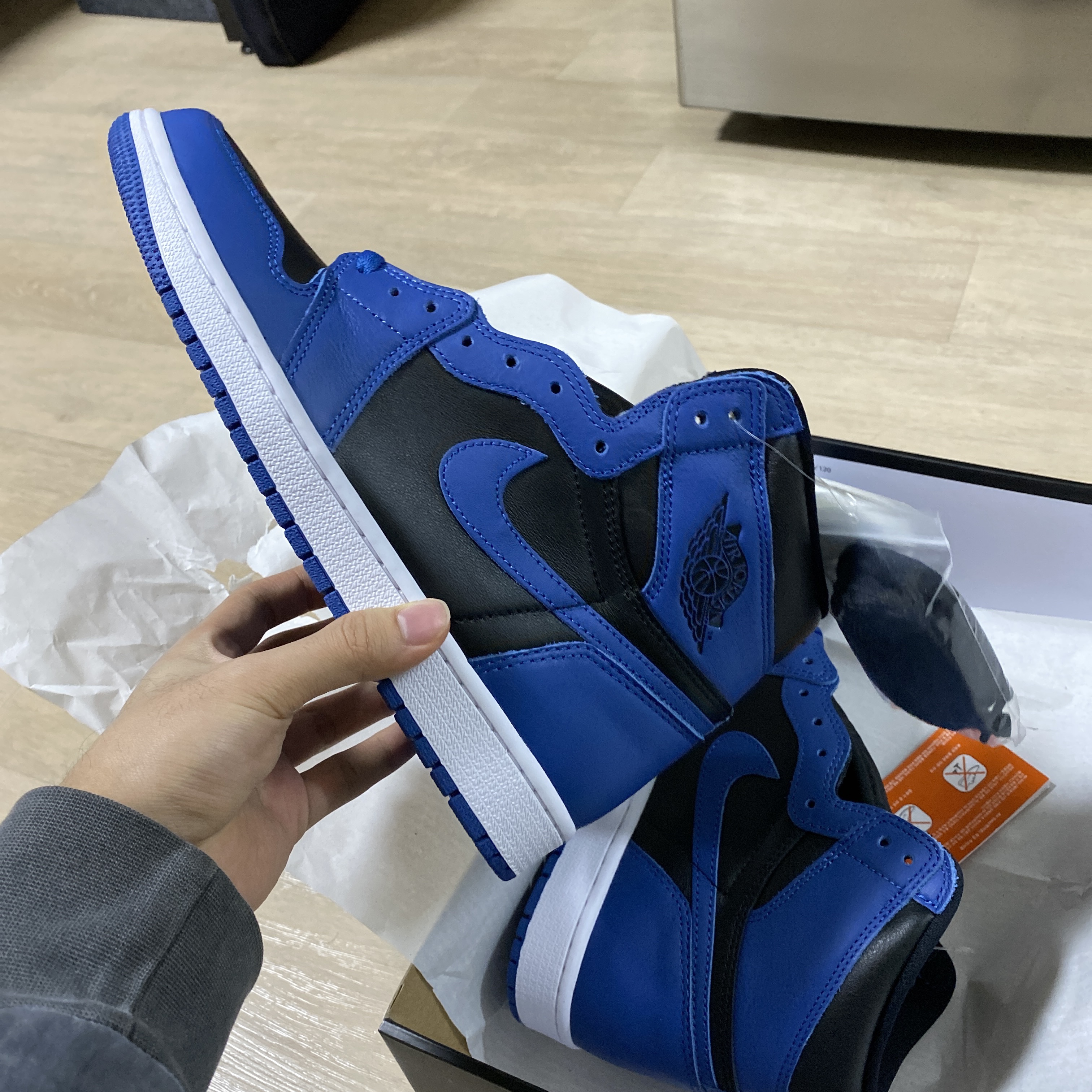 Jordan 1 Retro High OG Dark Marina Blue 착용 스타일