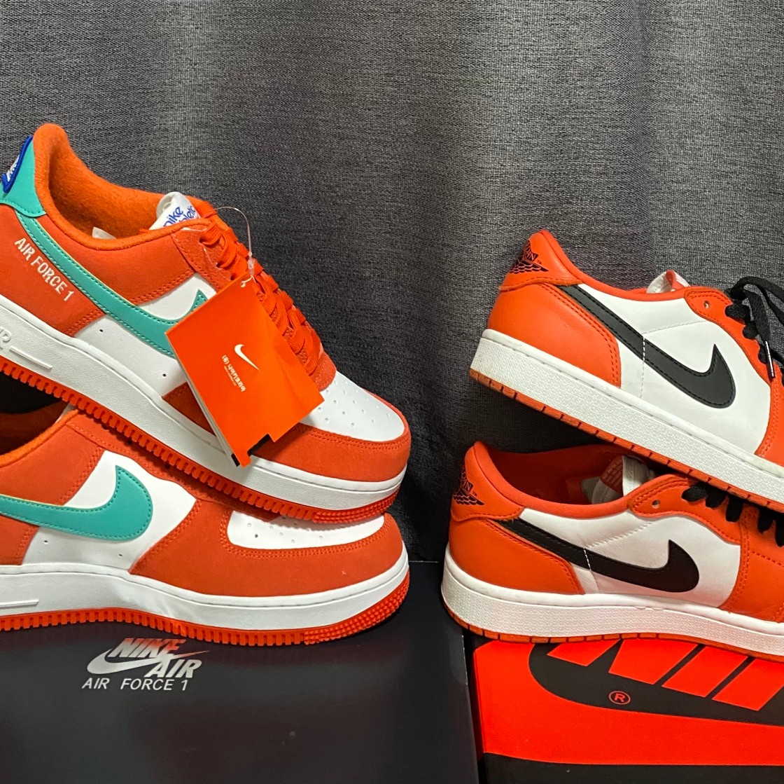 Air Force 1 '07 LV8 'Athletic Club - Rush Orange Washed Teal