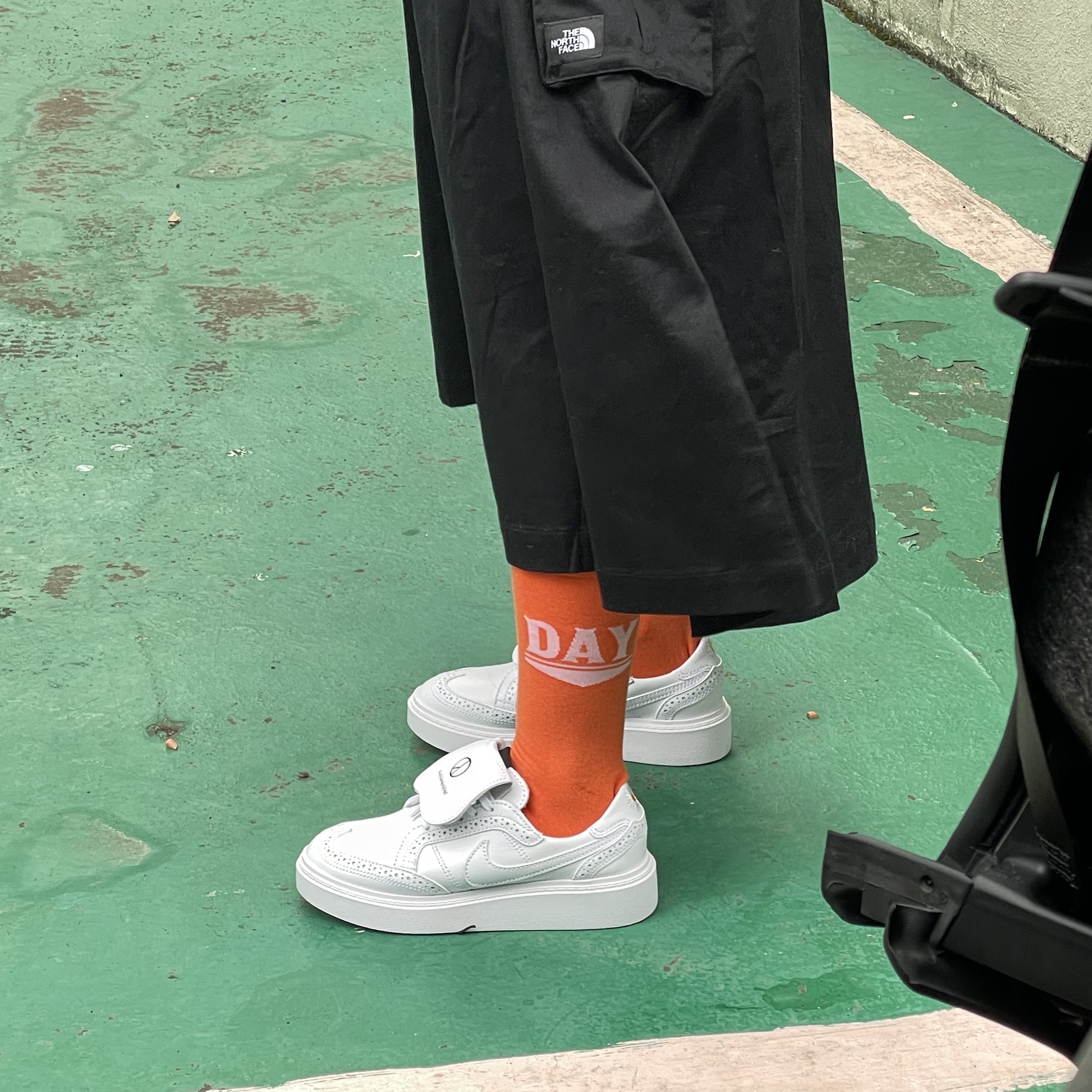 Nike x Peaceminusone Kwondo1 White 착용 스타일