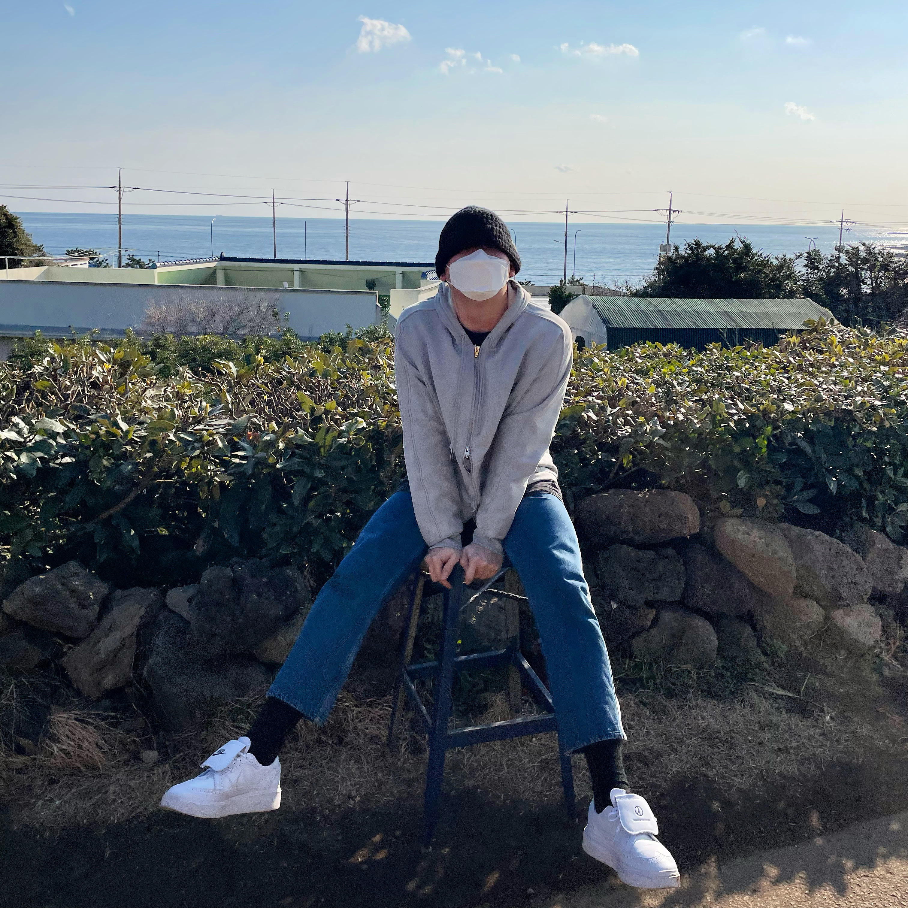 Nike x Peaceminusone Kwondo1 White 착용 스타일