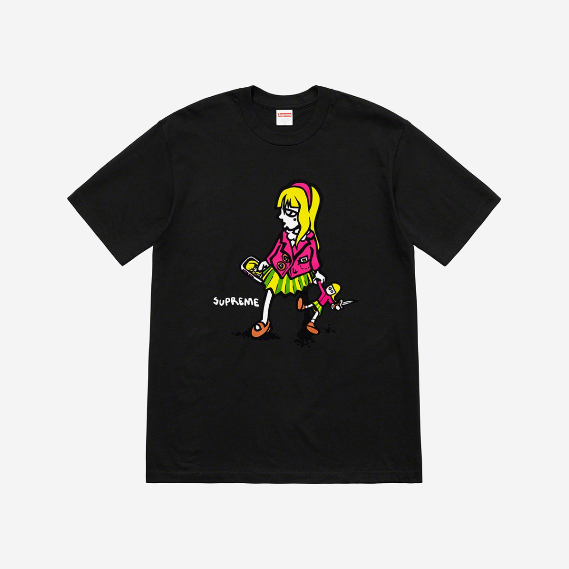 Supreme Suzie Switchblade T-Shirt Black - 19SS 상세 이미지 1