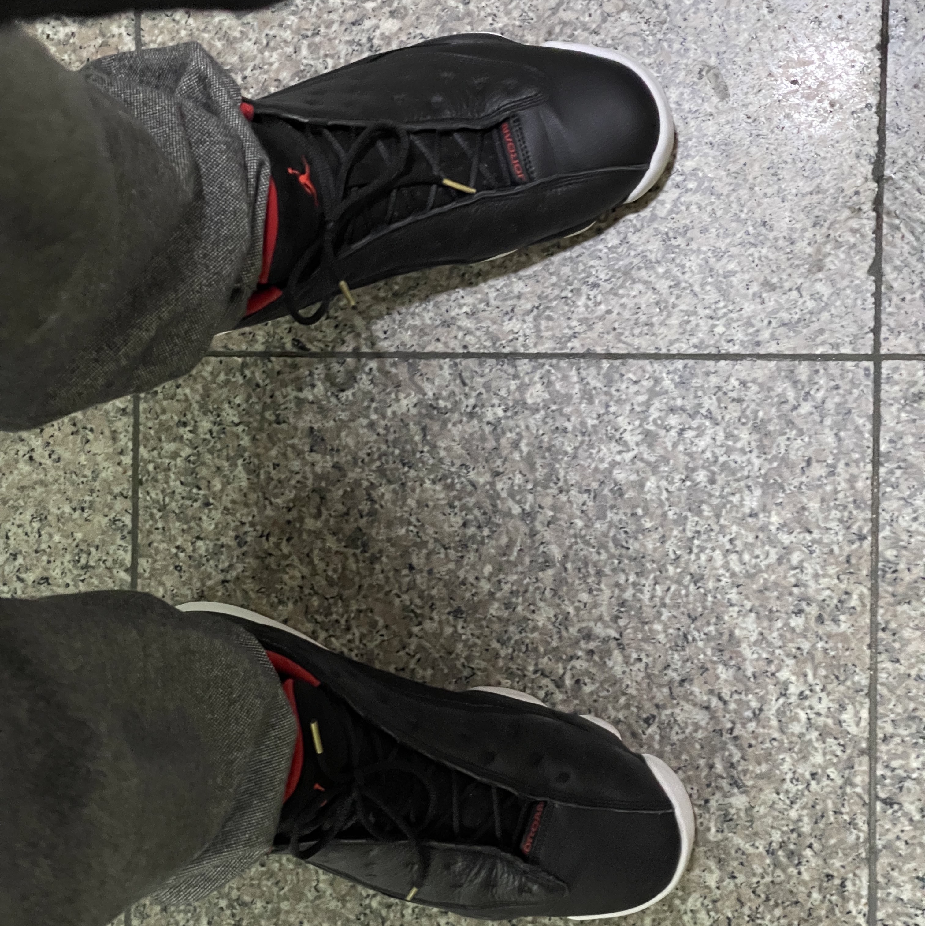 Jordan 13 Retro Low Bred 착용 스타일 - 1