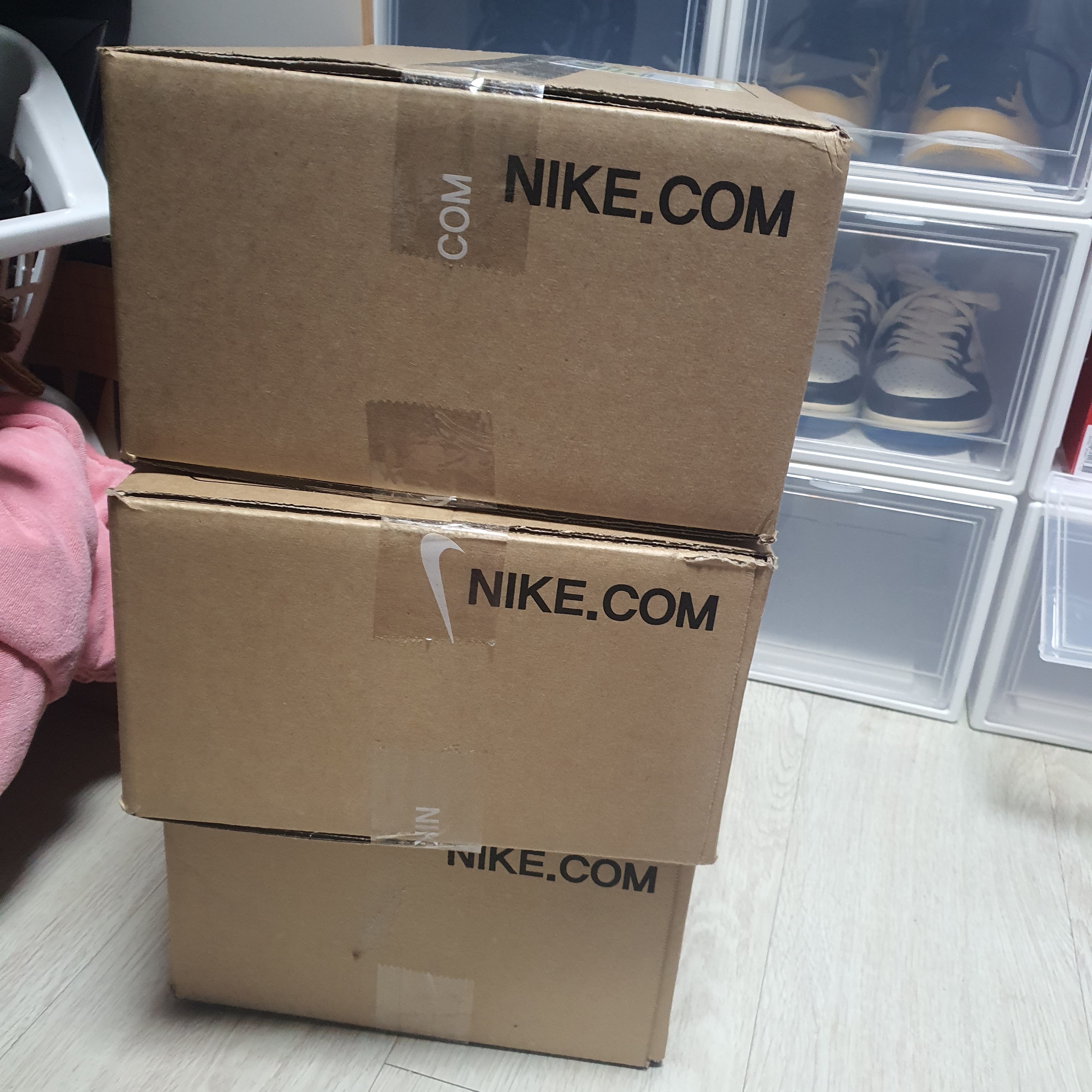 Nike Dunk Low Retro Black, Nike x Ambush Dunk High Black 착용 스타일 - 1