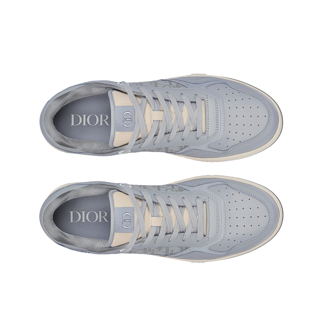 Dior x Kenny Scharf B27 Low-Top Sneakers Gray Blue Tiger Print 상세 이미지 2