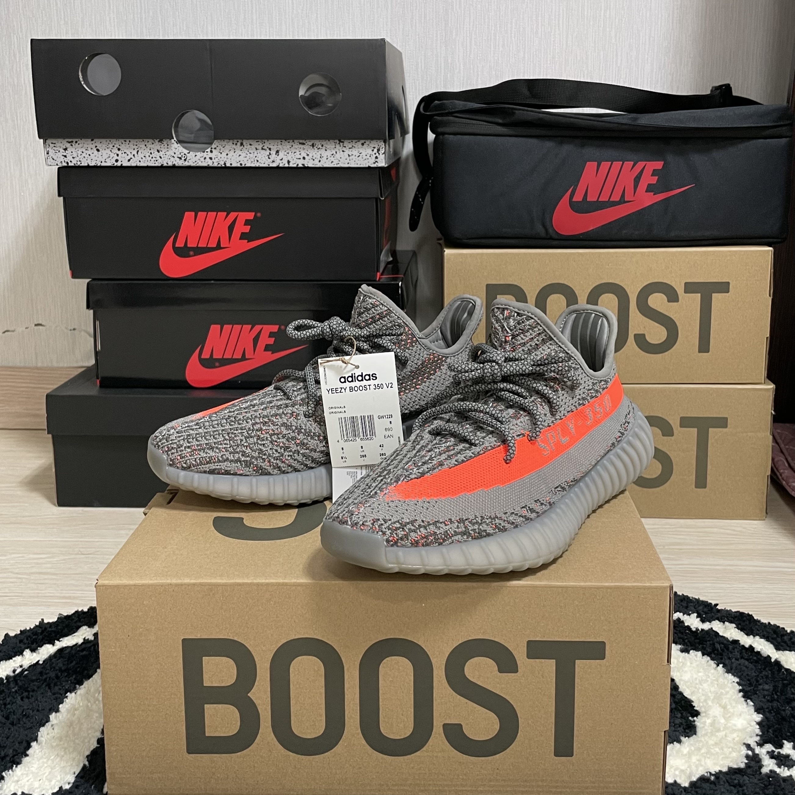 Adidas Yeezy Boost 350 V2 Beluga - Reflective 착용 스타일 - 1