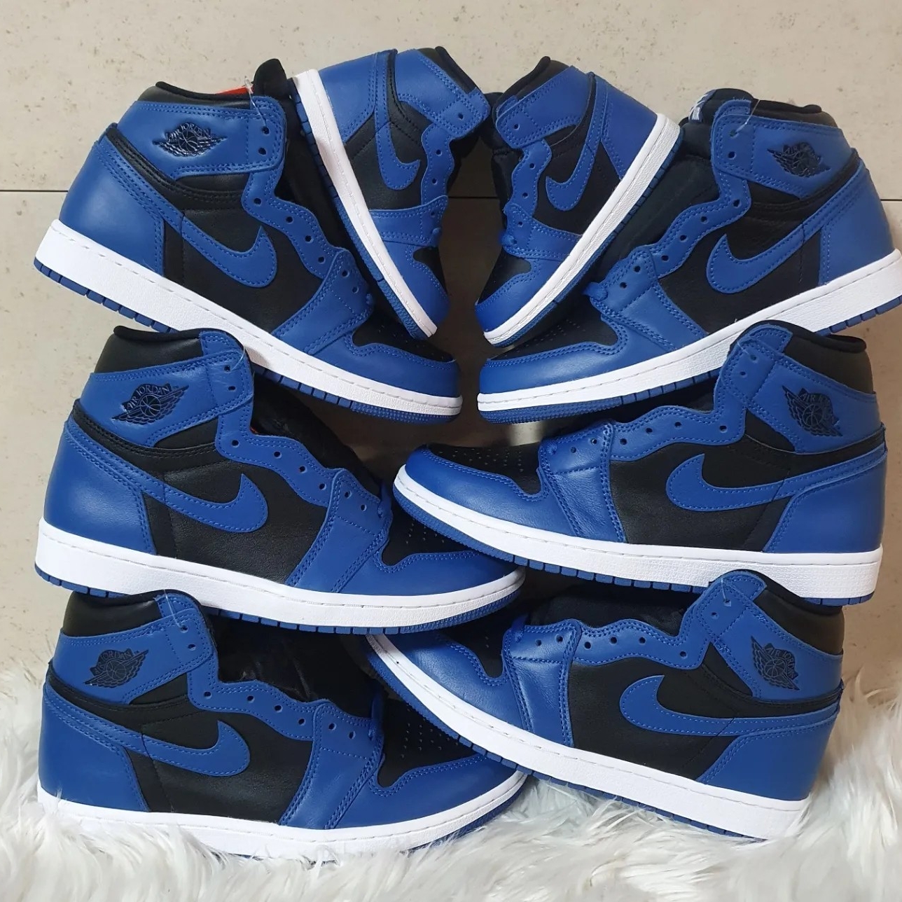 Jordan 1 Retro High OG Dark Marina Blue, (GS) Jordan 1 Retro High OG Dark Marina Blue 착용 스타일 - 1