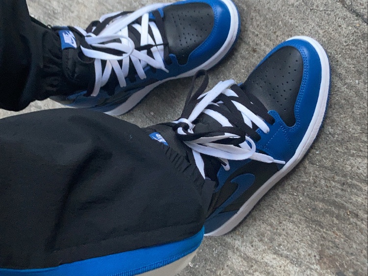 Jordan 1 Retro High OG Dark Marina Blue, Nike x Undercover NRG Track Suit Black - Asia 착용 스타일 - 2