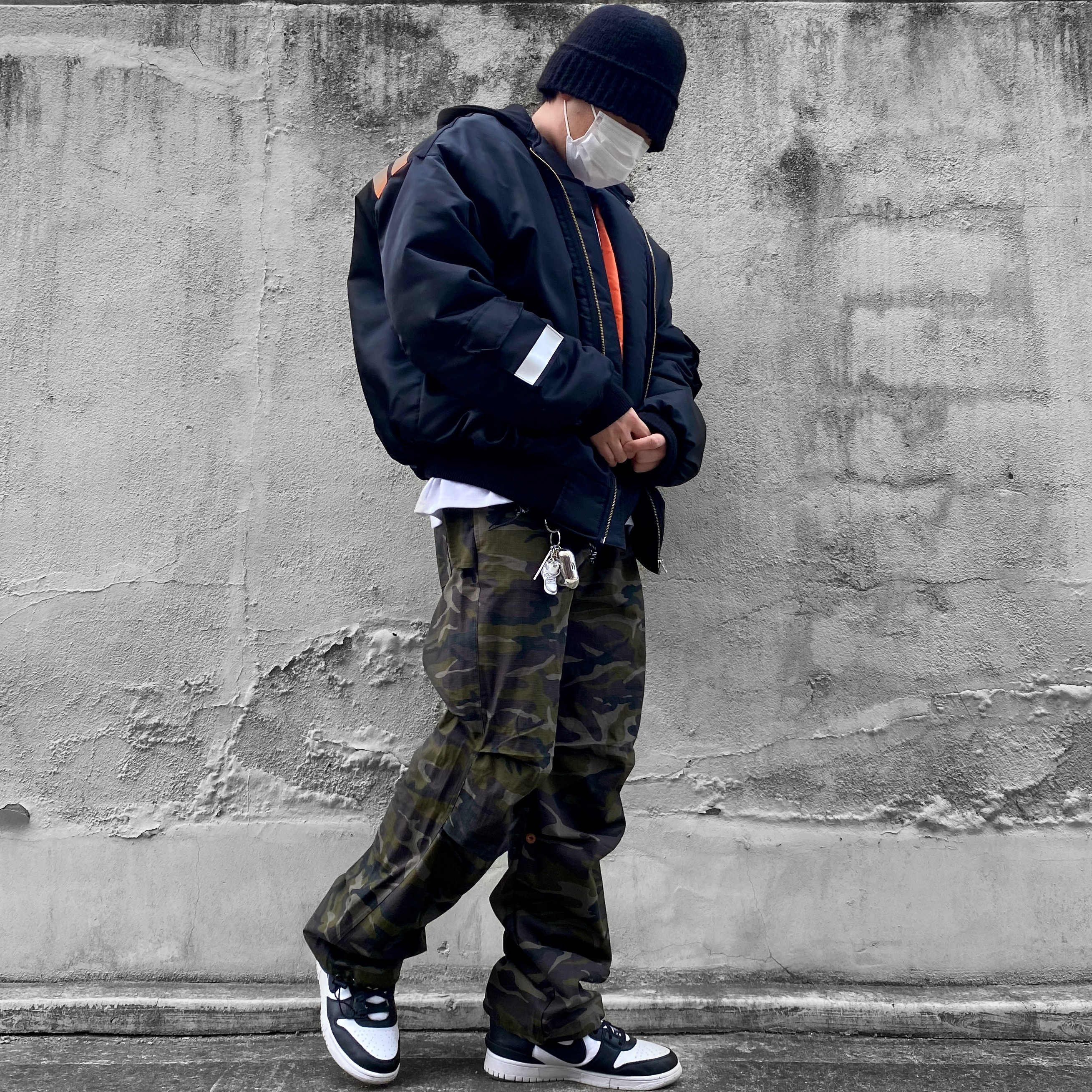 Nike x Ambush Dunk High Black 착용 스타일 - 4