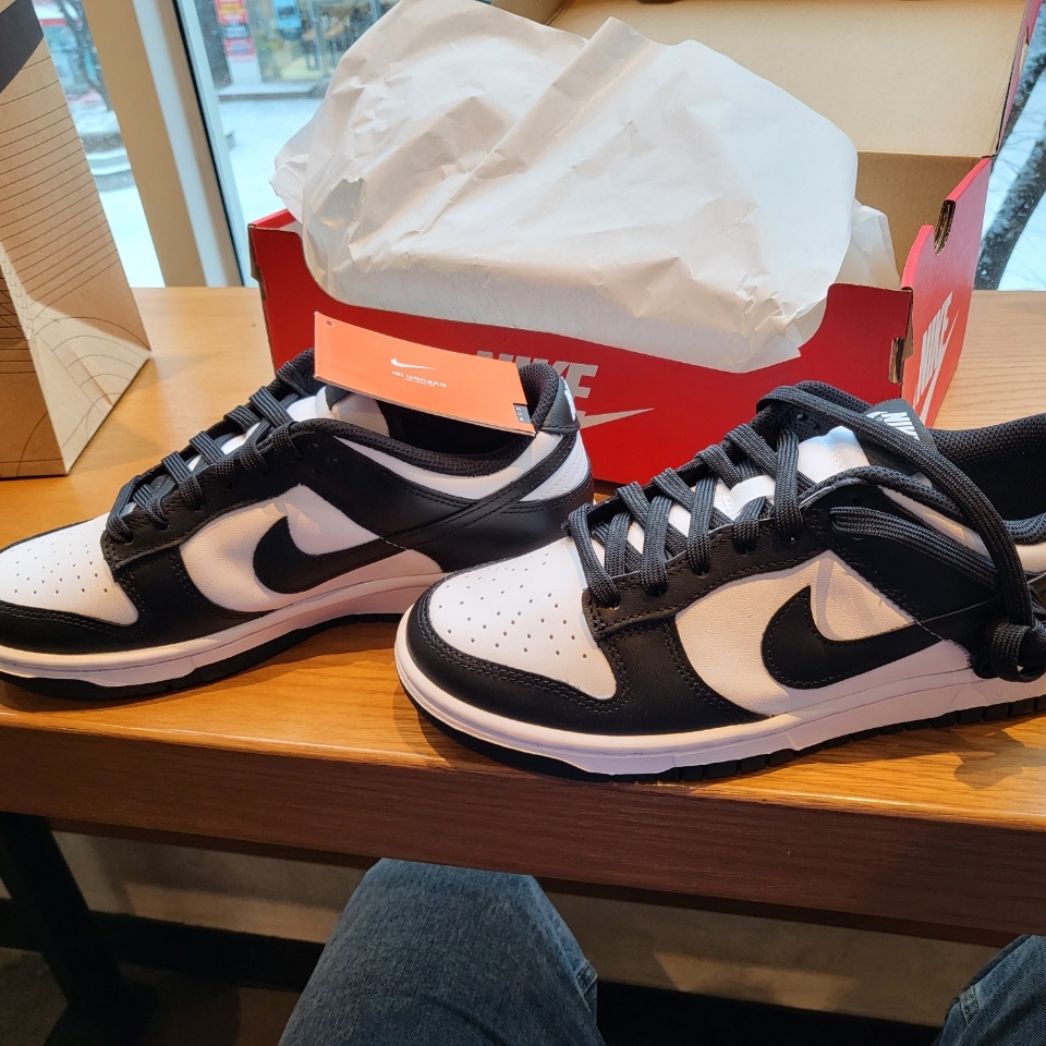(W) Nike Dunk Low Black 착용 스타일