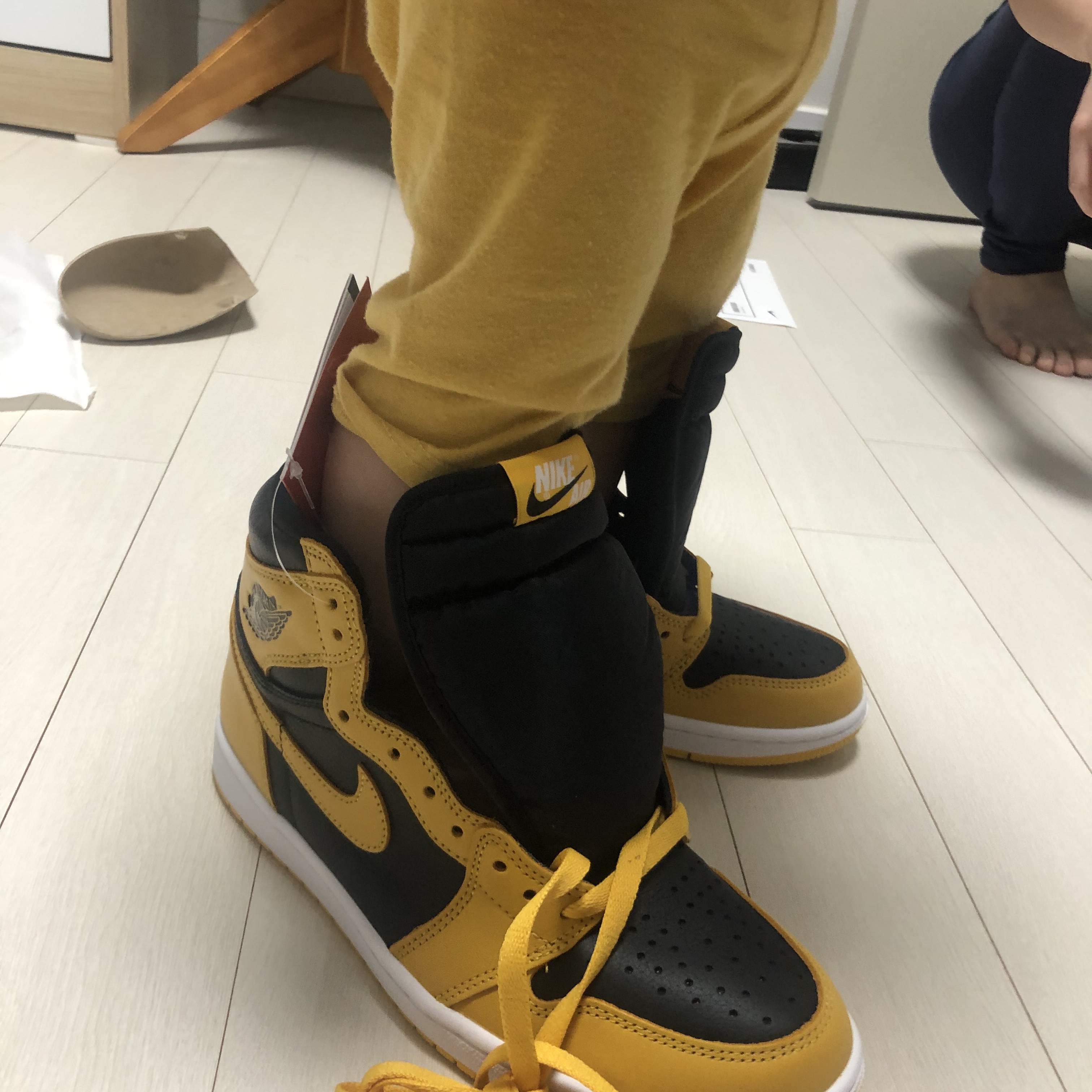 Jordan 1 Retro High OG Pollen 착용 스타일 - 4