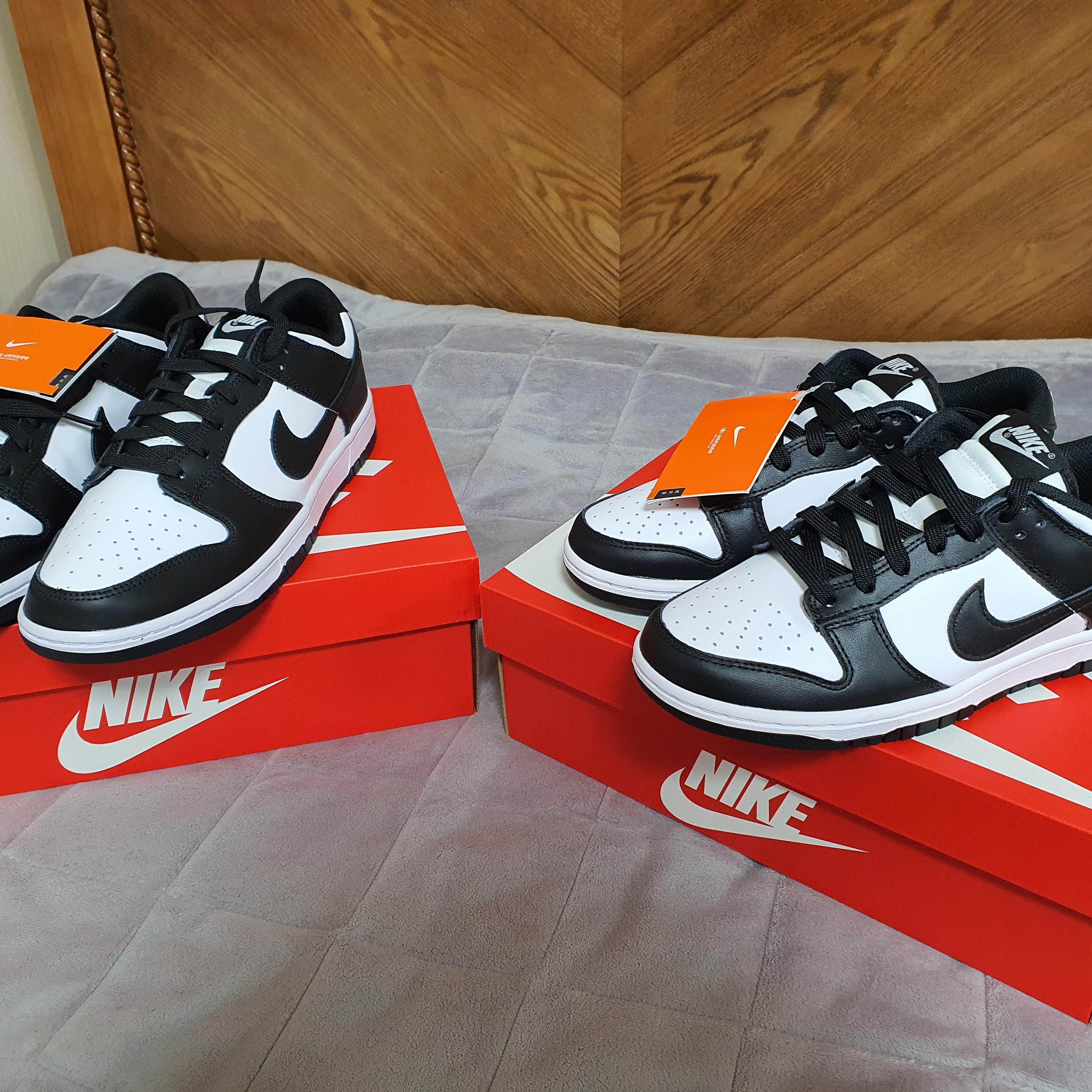Nike Dunk Low Retro Black, (W) Nike Dunk Low Black 착용 스타일