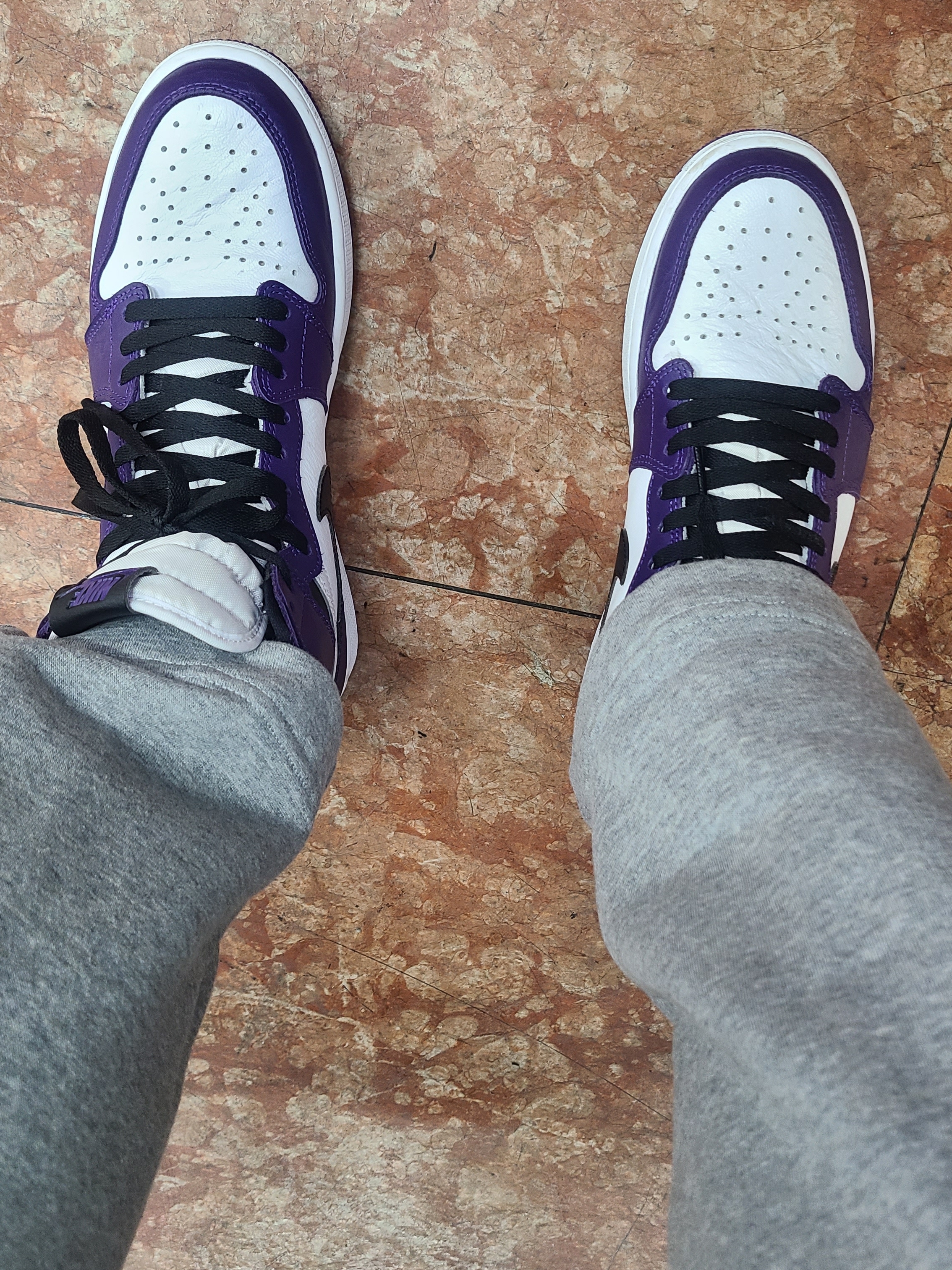 Jordan 1 Retro High OG Court Purple 2020 착용 스타일