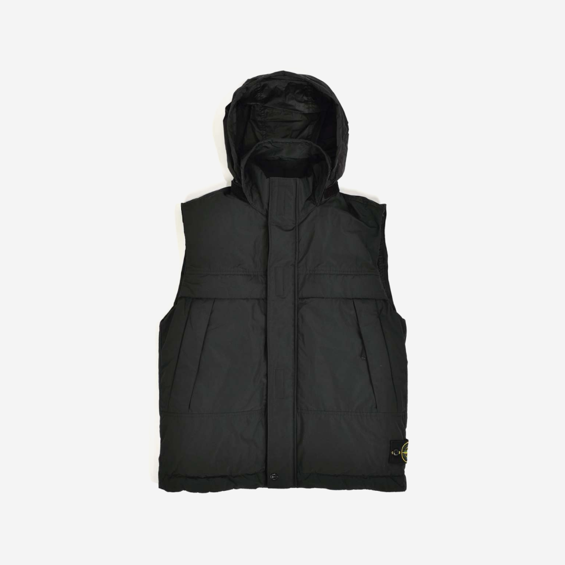 Stone Island G0426 Micro Reps Down Vest Black - 20FW 상세 이미지 2