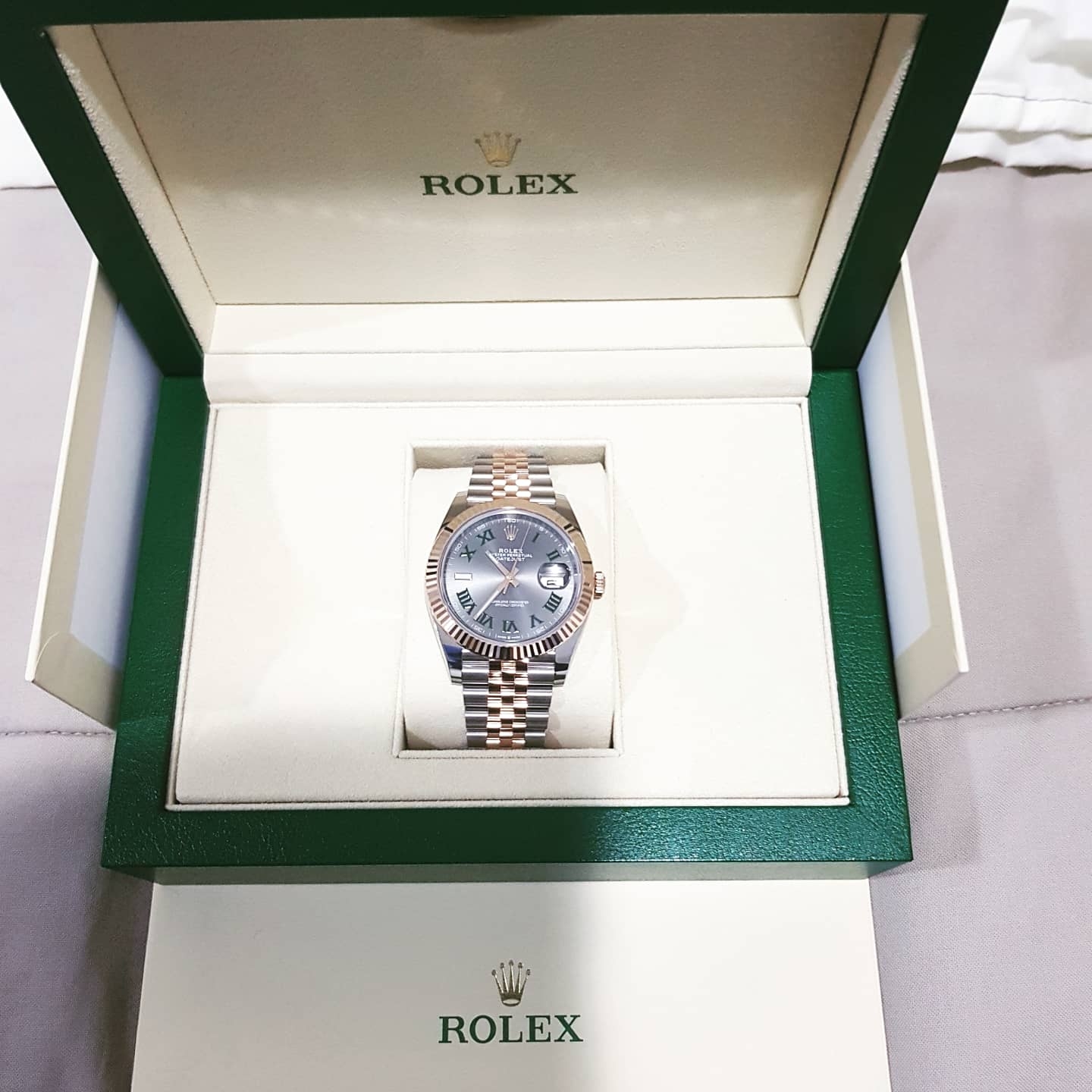 Rolex Datejust 41mm 126333 Slate Roman Jubilee 착용 스타일 - 2