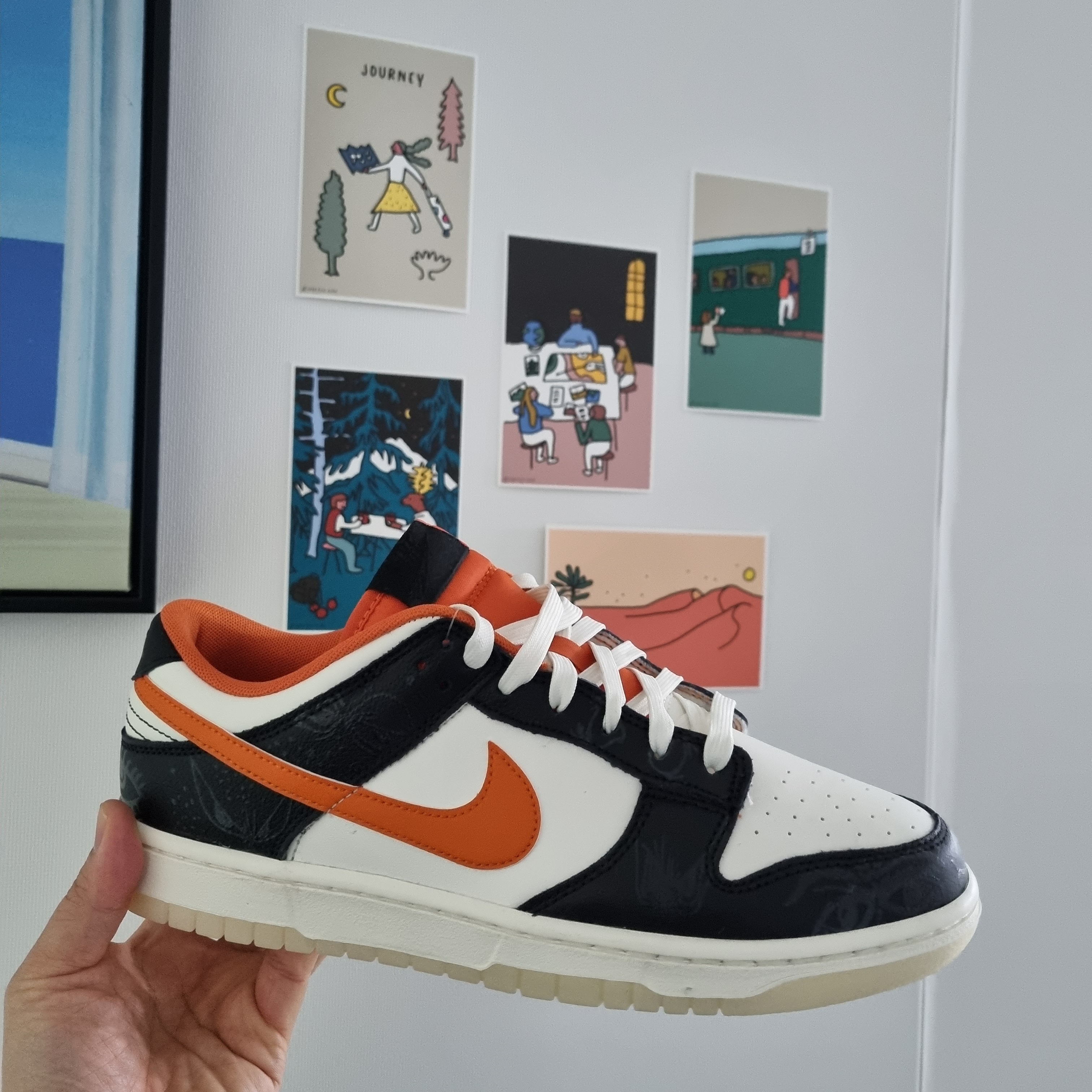 Nike Dunk Low Retro PRM Halloween 착용 스타일 - 2